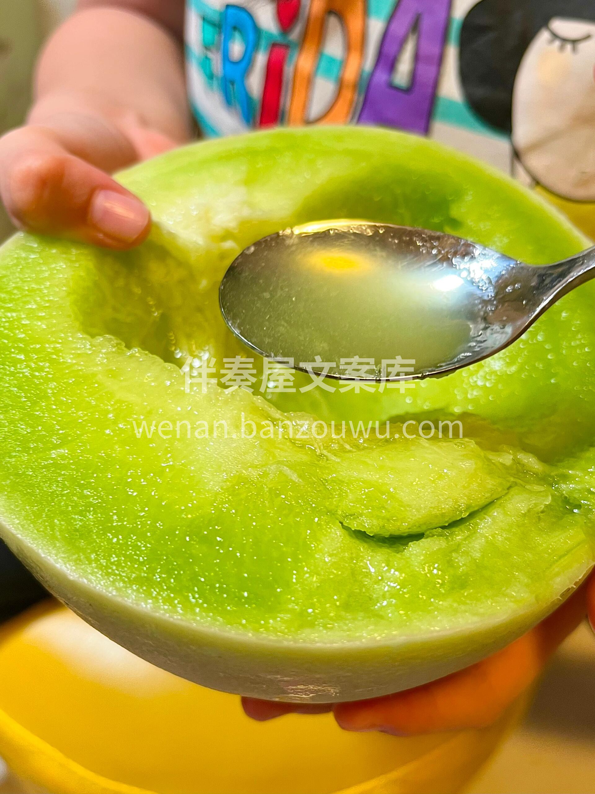 🍈 玉菇甜瓜！ 长得像个胖冬瓜，切开惊艳 配图1