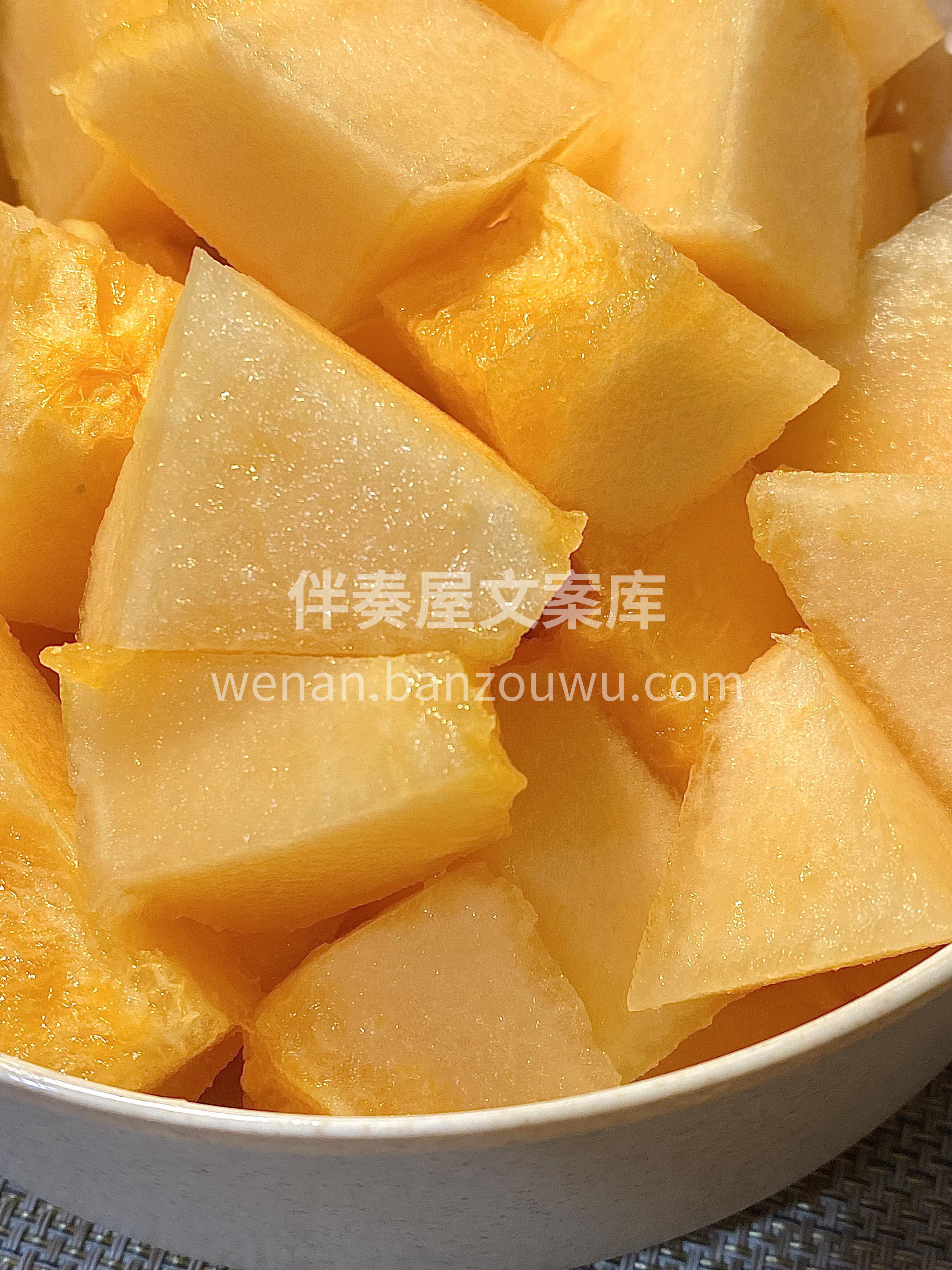🍈 哈密瓜到货！🍈 纹路清晰像艺术品～切 配图2