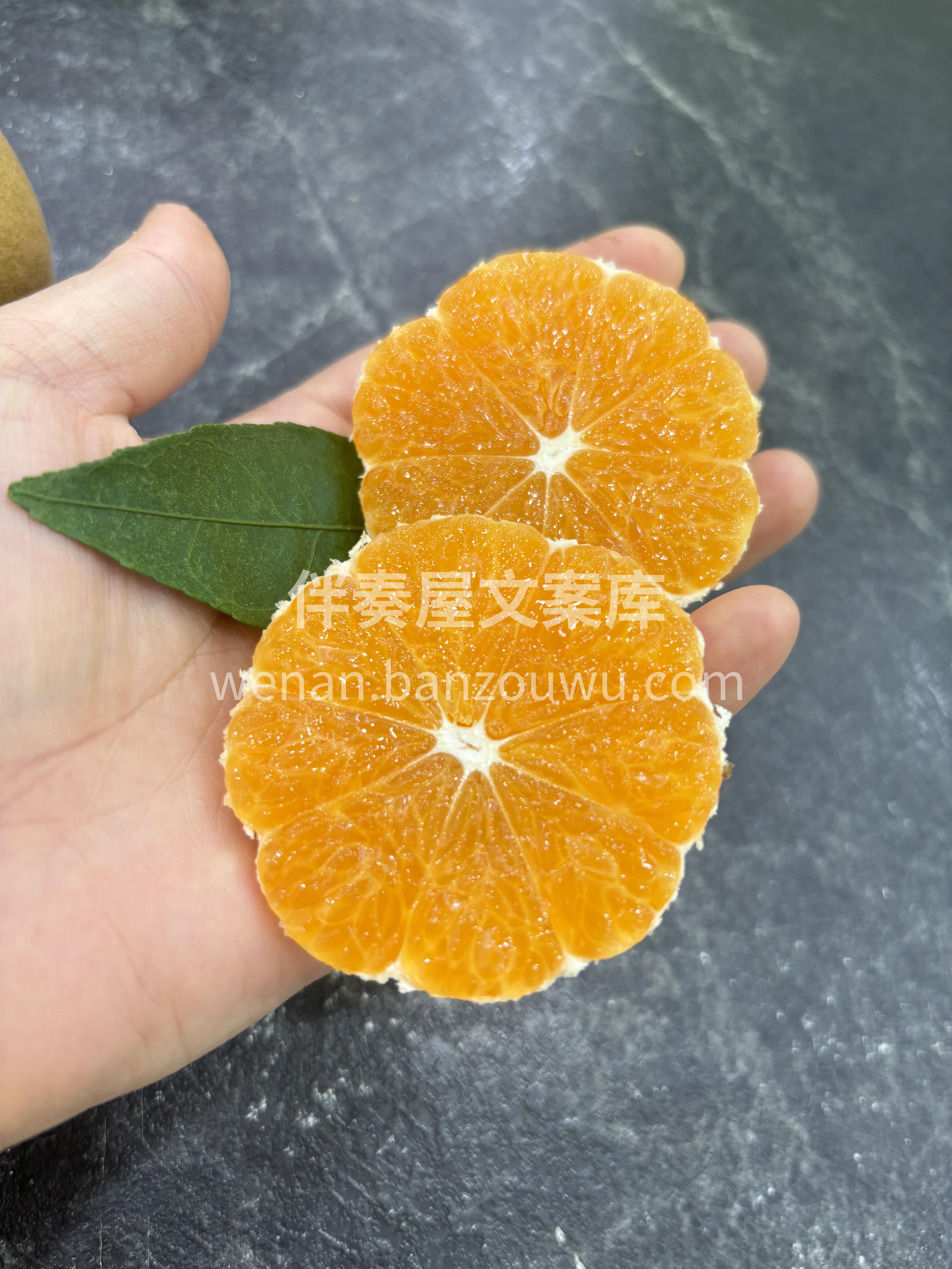 🍂秋天的第一颗蜜橘🍊 皮薄肉厚，酸甜多汁 配图1