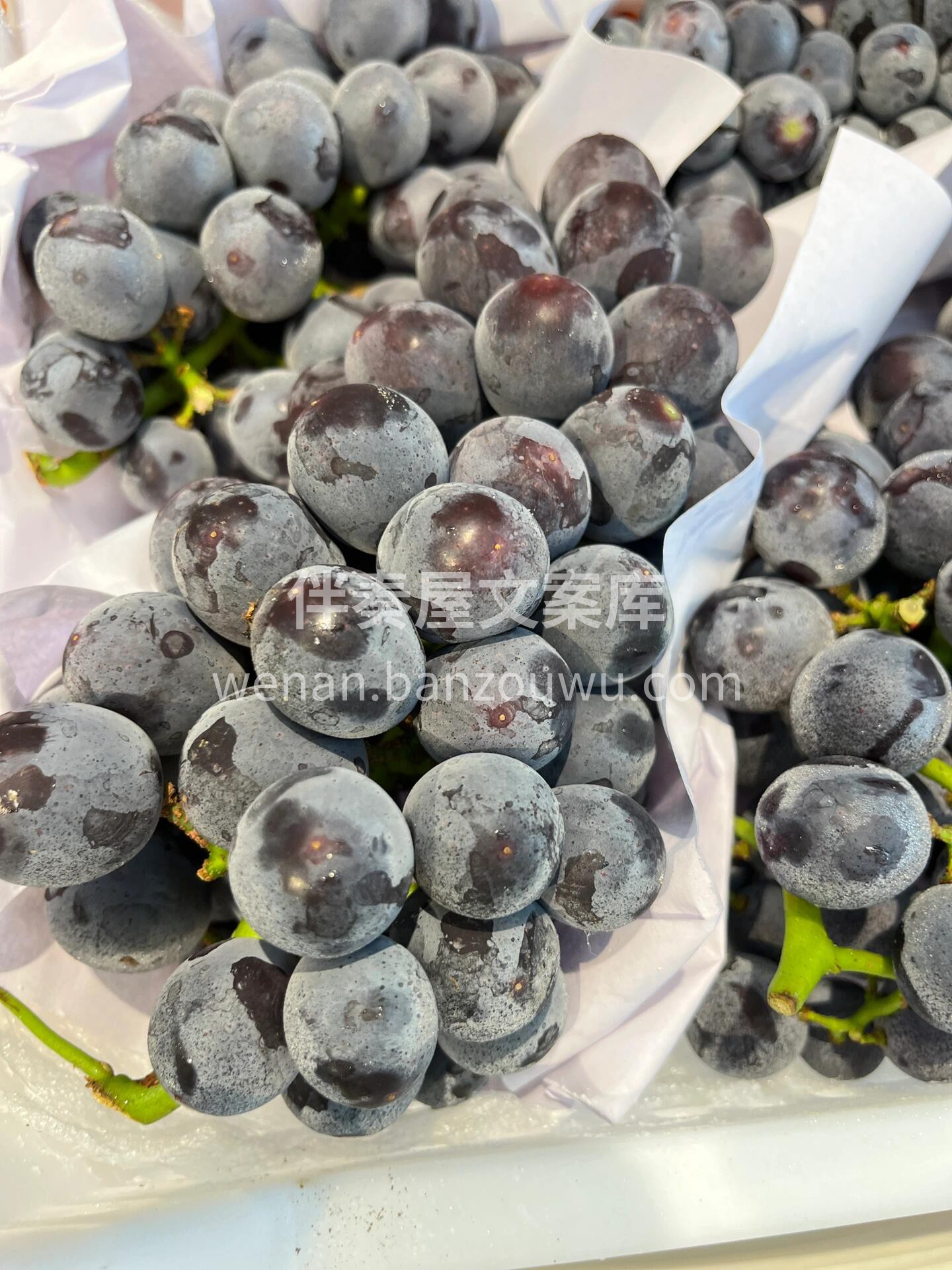 🍇夏黑葡萄最新到货❤️❤️ 剥开黑紫色的 配图3