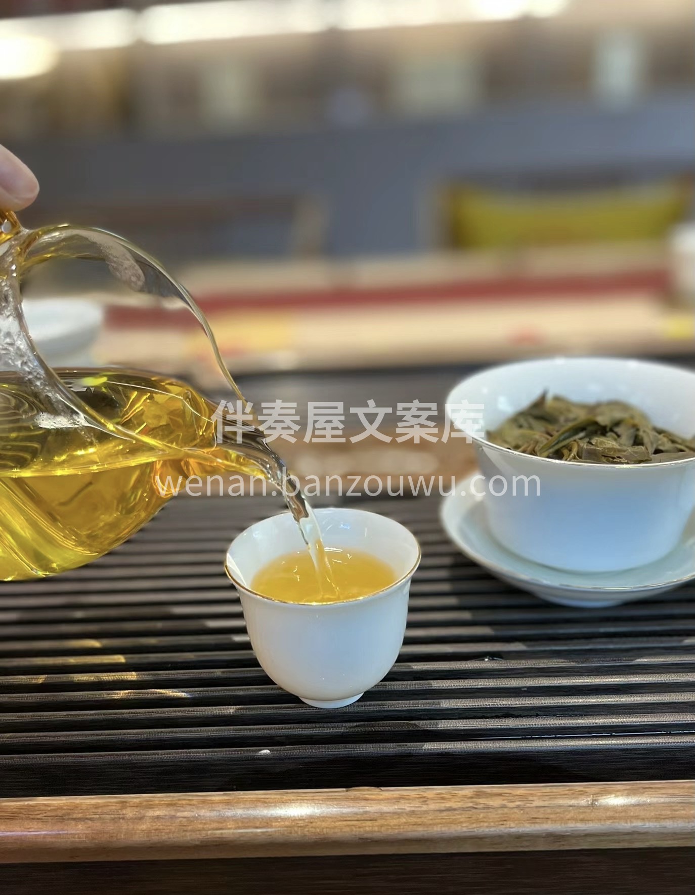 🔥优质茶叶新鲜上市啦！翠绿的叶片，金黄的 配图1
