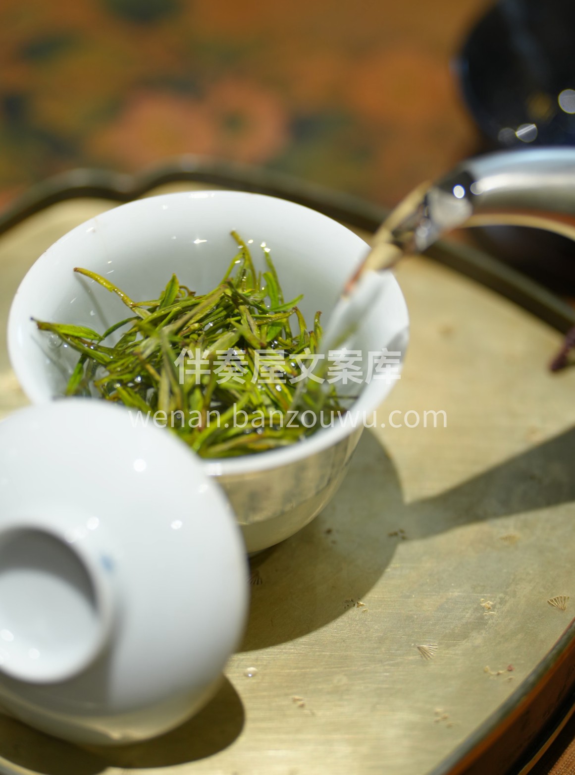 春雪落枝梢，才得此株“白”。精选安吉白茶 配图3