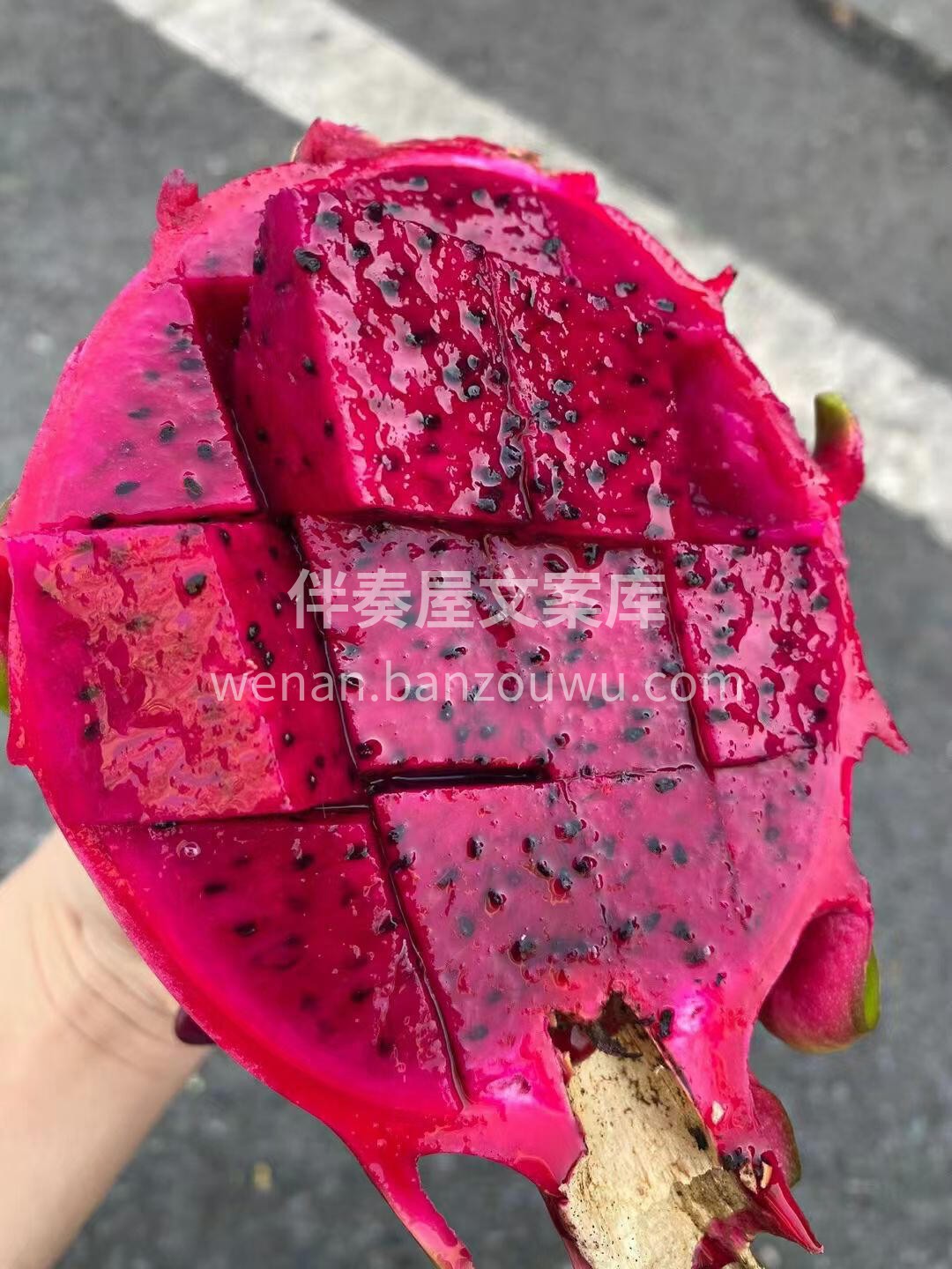👉充足的阳光和肥沃土壤 让红心火龙果凸现 配图1