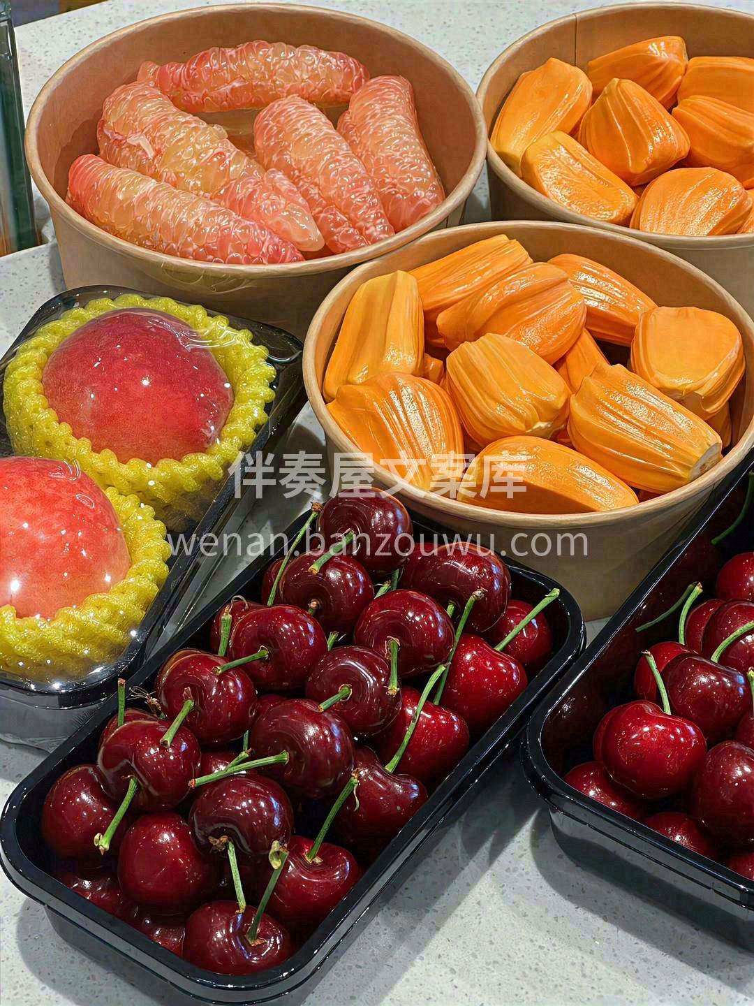 美美的姐妹🧚，吃美美的水果🍇🍈🍉🍊 心情 配图1