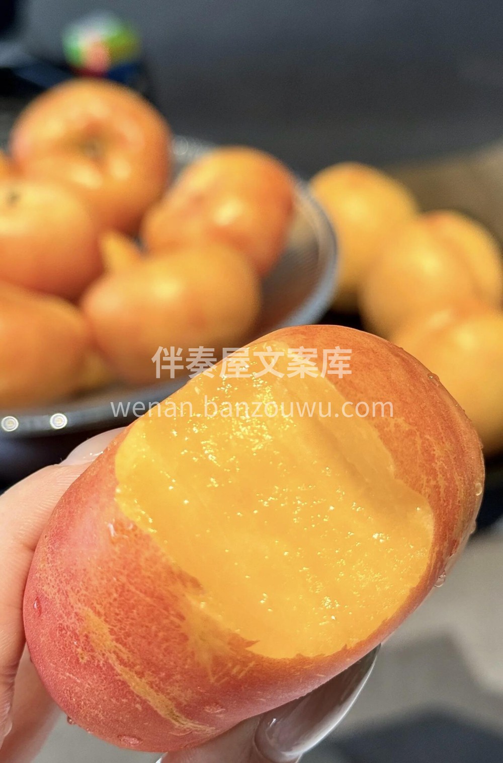 🍑【黄金油蟠桃】香气扑鼻香气扑鼻，耐人寻 配图1