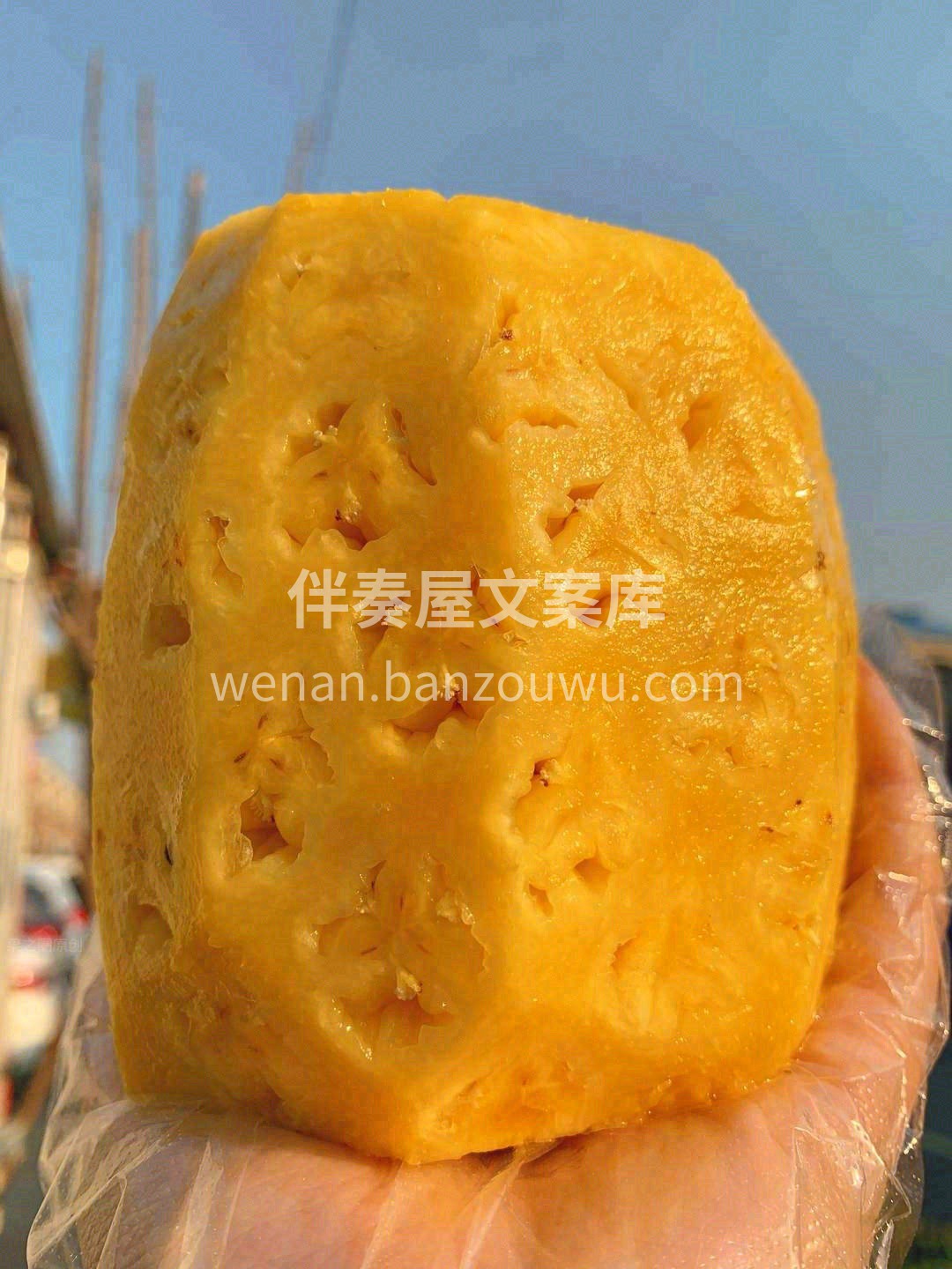 🌿来自菲律宾的凤梨，不得了，切开的瞬间， 配图3