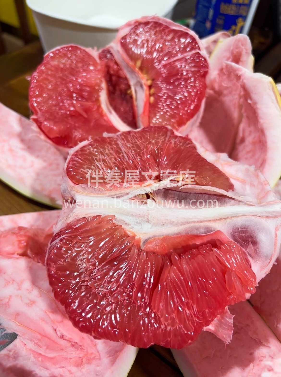 🍊爆款三红柚‼️鲜甜不用等✨ 瓣瓣分明果 配图1