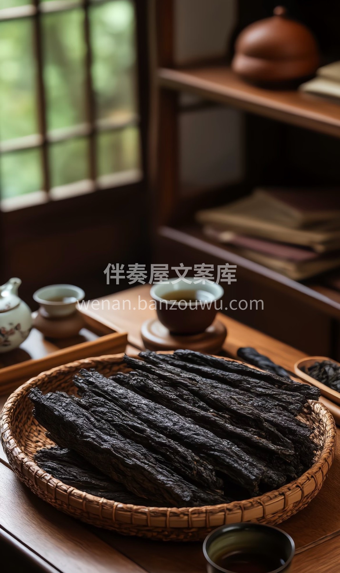 🌿 藏一片安化黑茶，等一场岁月回甘。茶饼 配图1