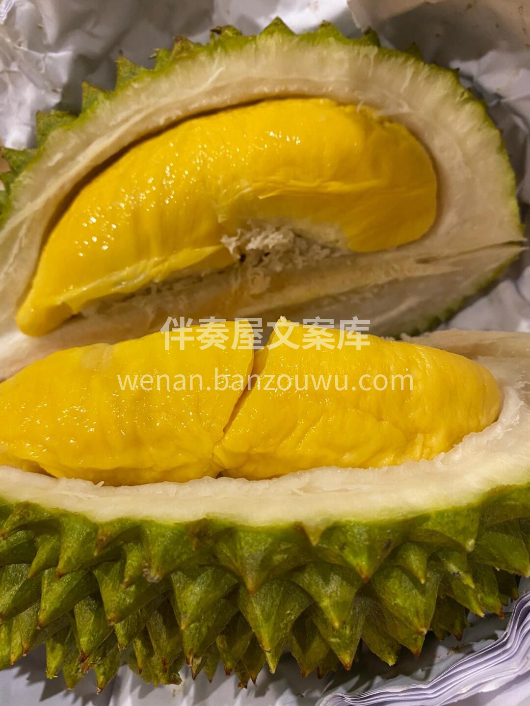 猫山王榴莲上线啦！🌟 果肉金黄，香气扑鼻 配图1
