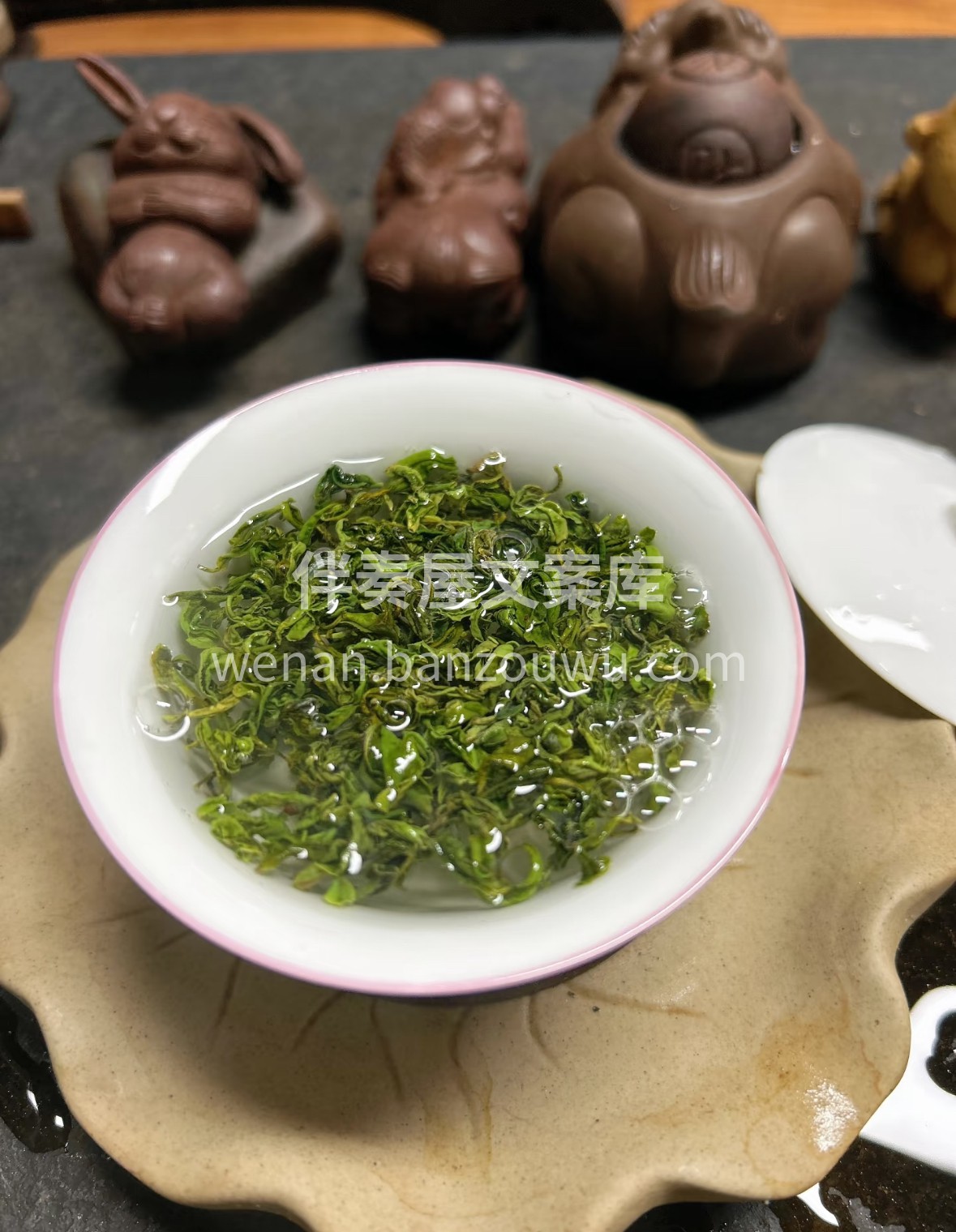 🌿 明前新绿摘春芽，晨露未晞藏清嘉。 叶 配图1