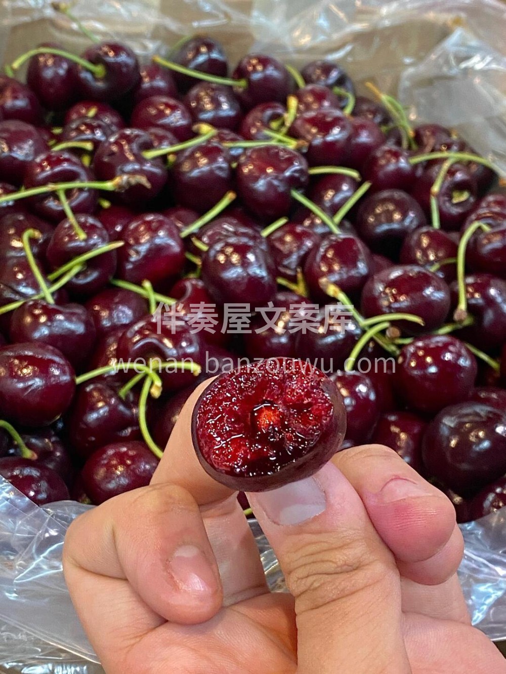 🍒又到了狂吃车厘子的时候~😘总有人会捧着 配图2