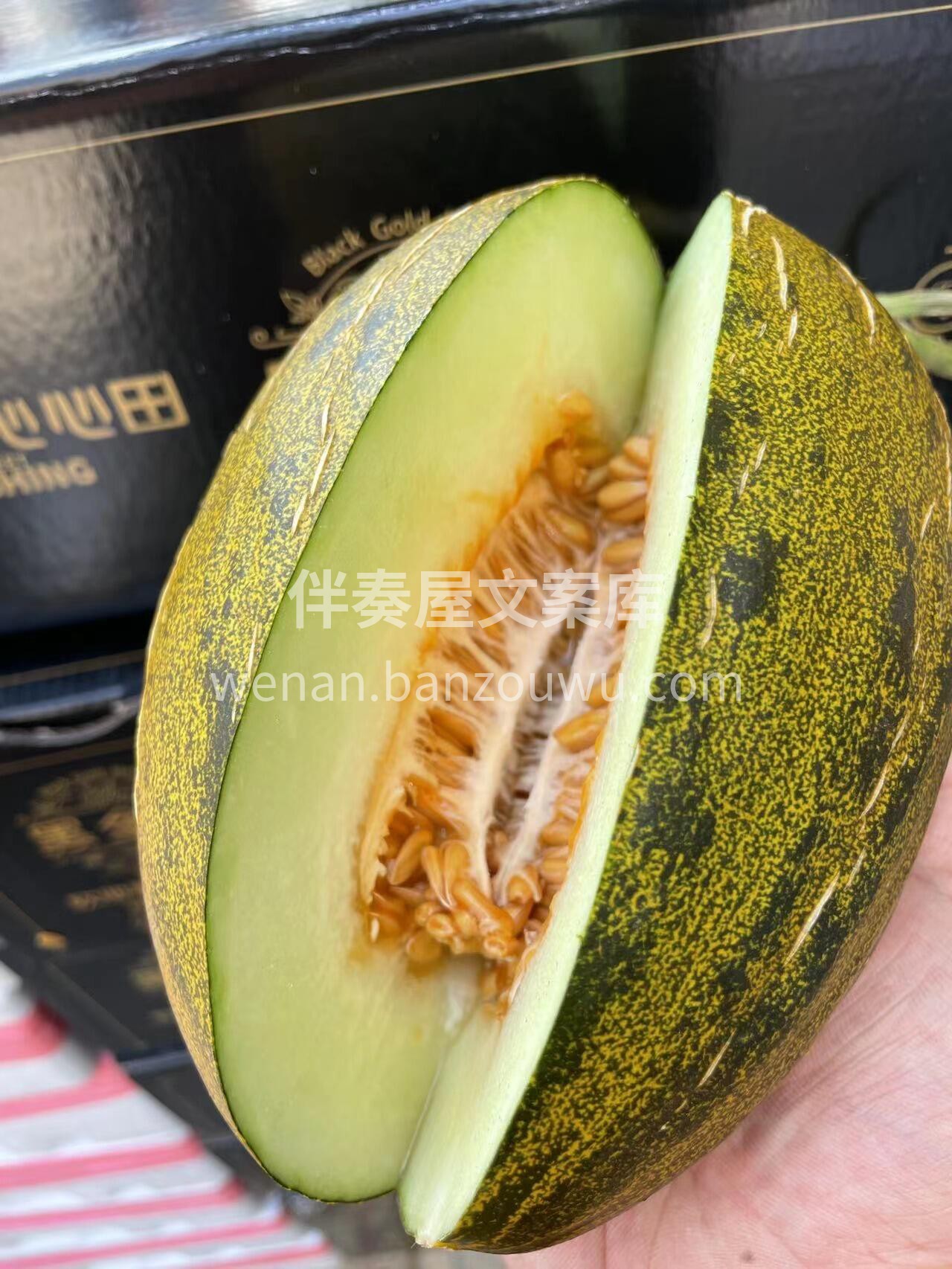 🌱它长得算不上清秀，但瓜不可貌相😍一刀下 配图1