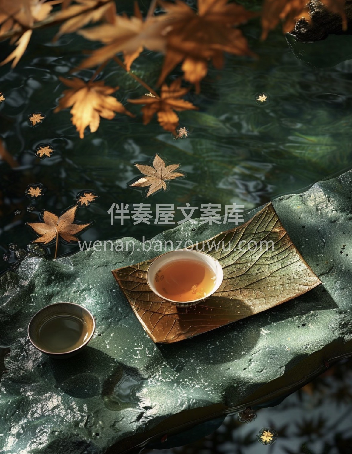 以茶会友，慢煮光阴。一盏香茗入喉，话尽世 配图1