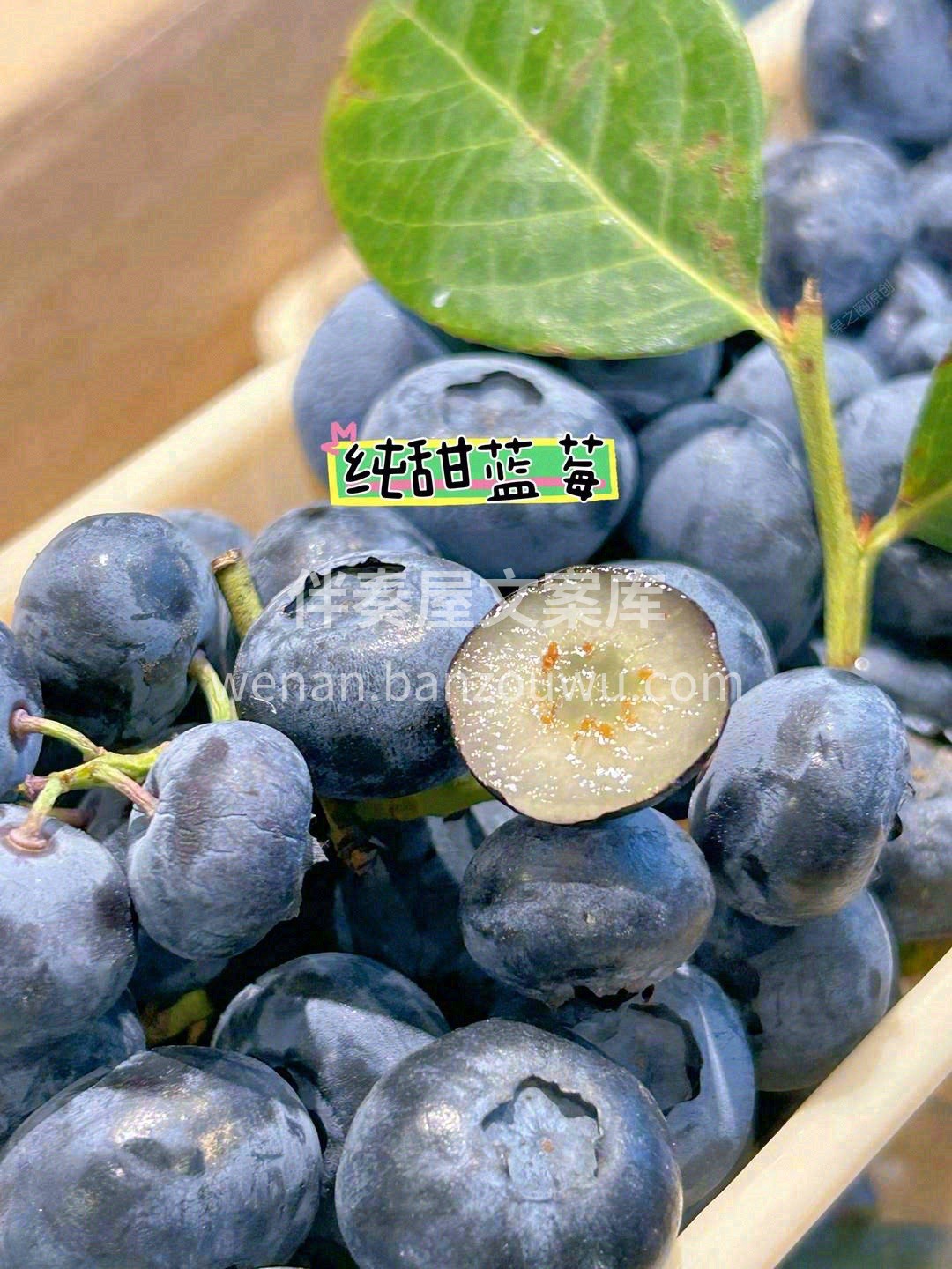 限定的串枝蓝莓超大果 爆浆蓝莓的体验👍  配图2