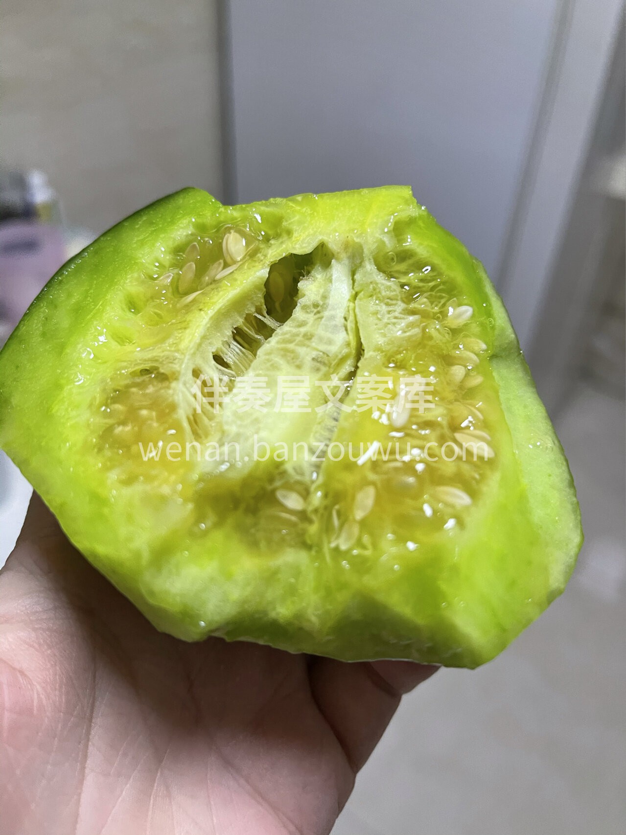 🙊咬着脆！吃着甜！甘甜多汁的绿宝甜瓜成为 配图2