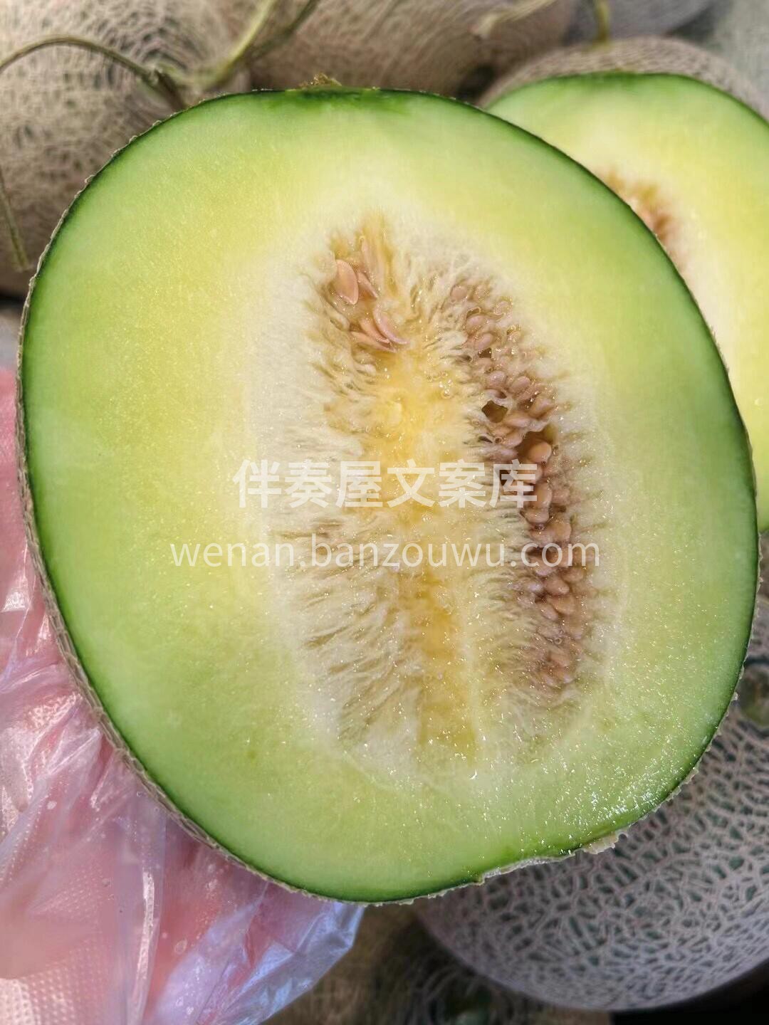 新鲜到货的网纹瓜🍈 融在舌尖，化在心田❤ 配图3