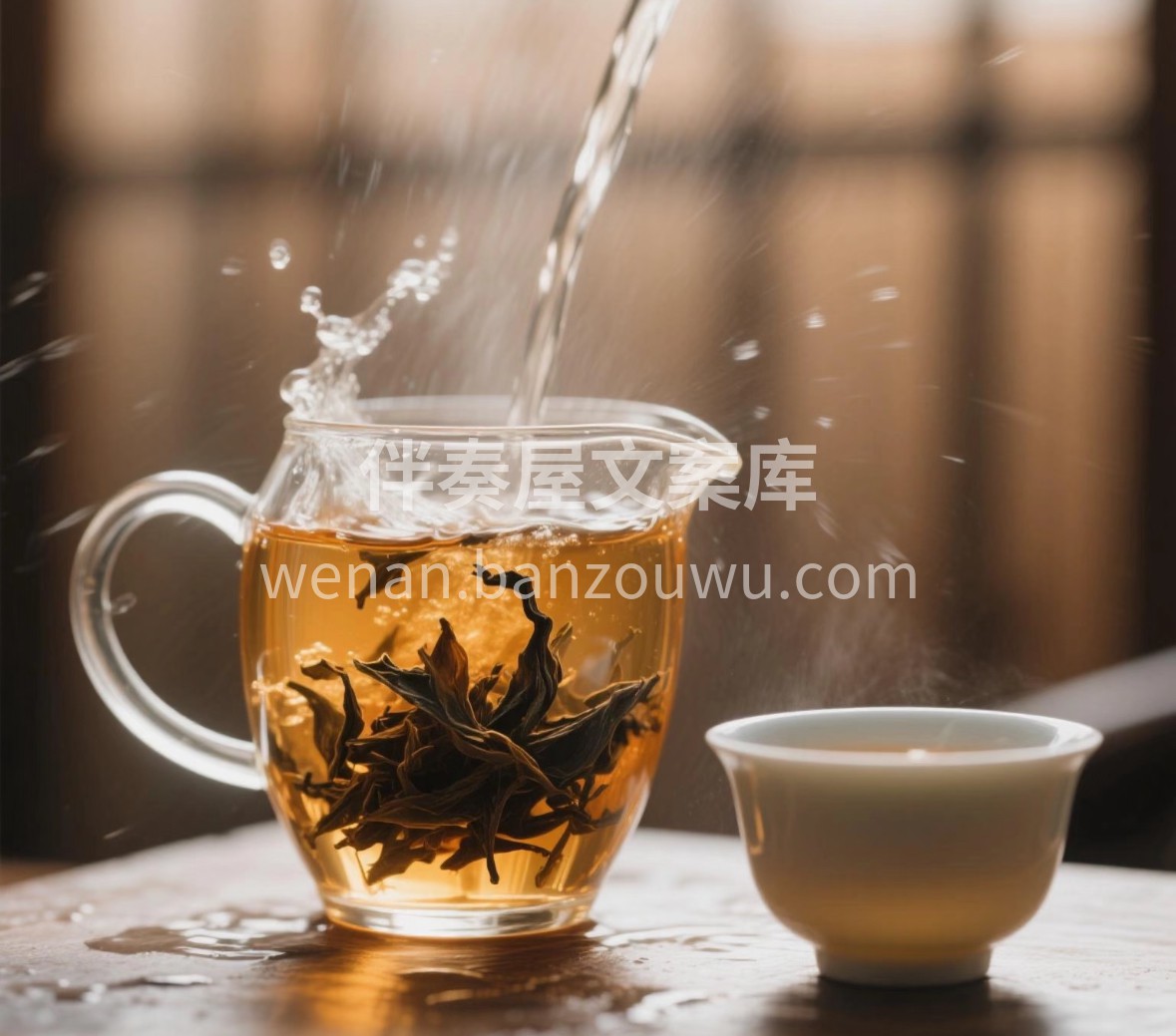 高山云雾出好茶。新到的冻顶乌龙，茶汤金黄 配图2