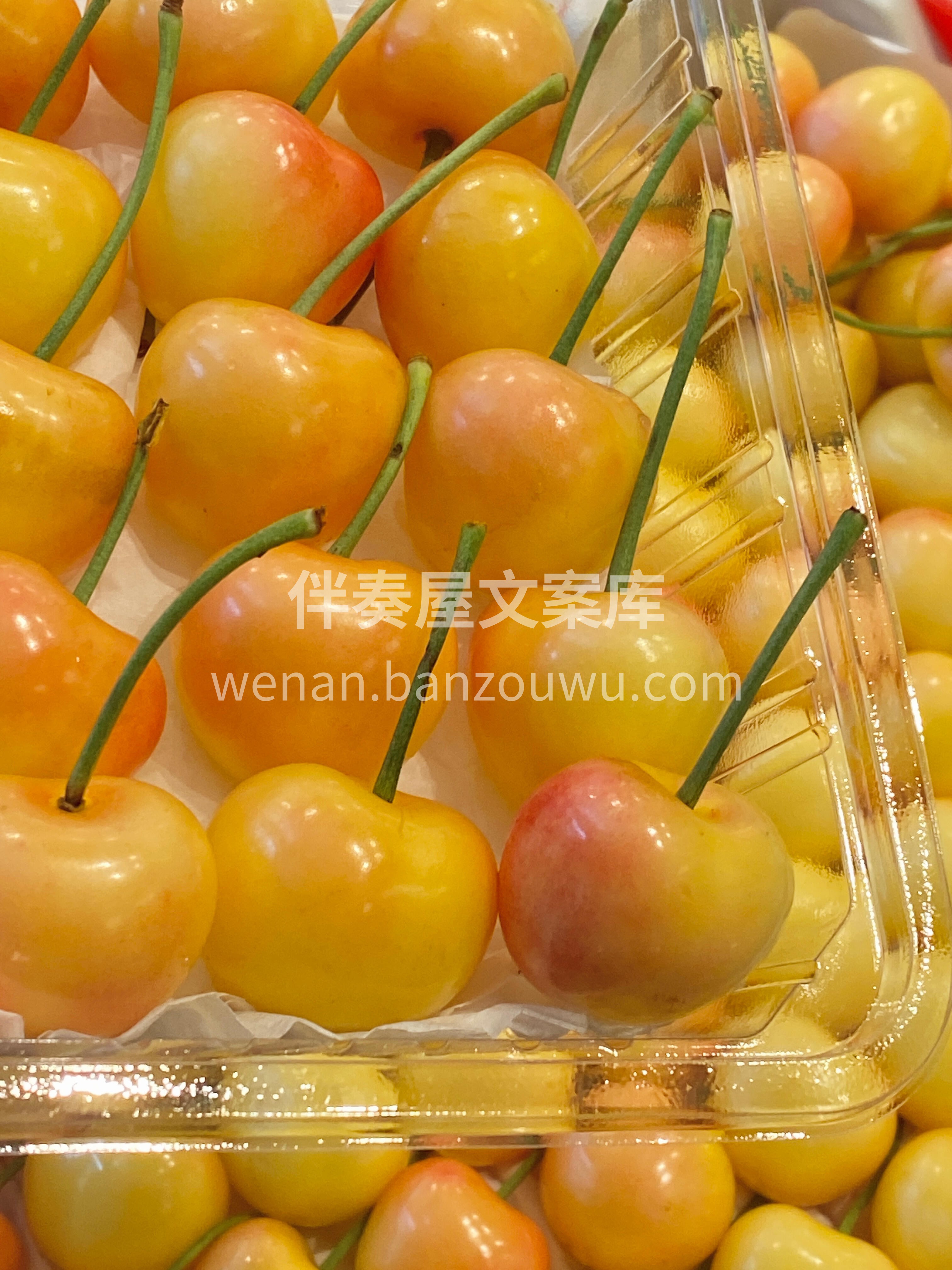 新品推荐→黄蜜水晶樱桃🍒 一颗入口👄满是 配图2