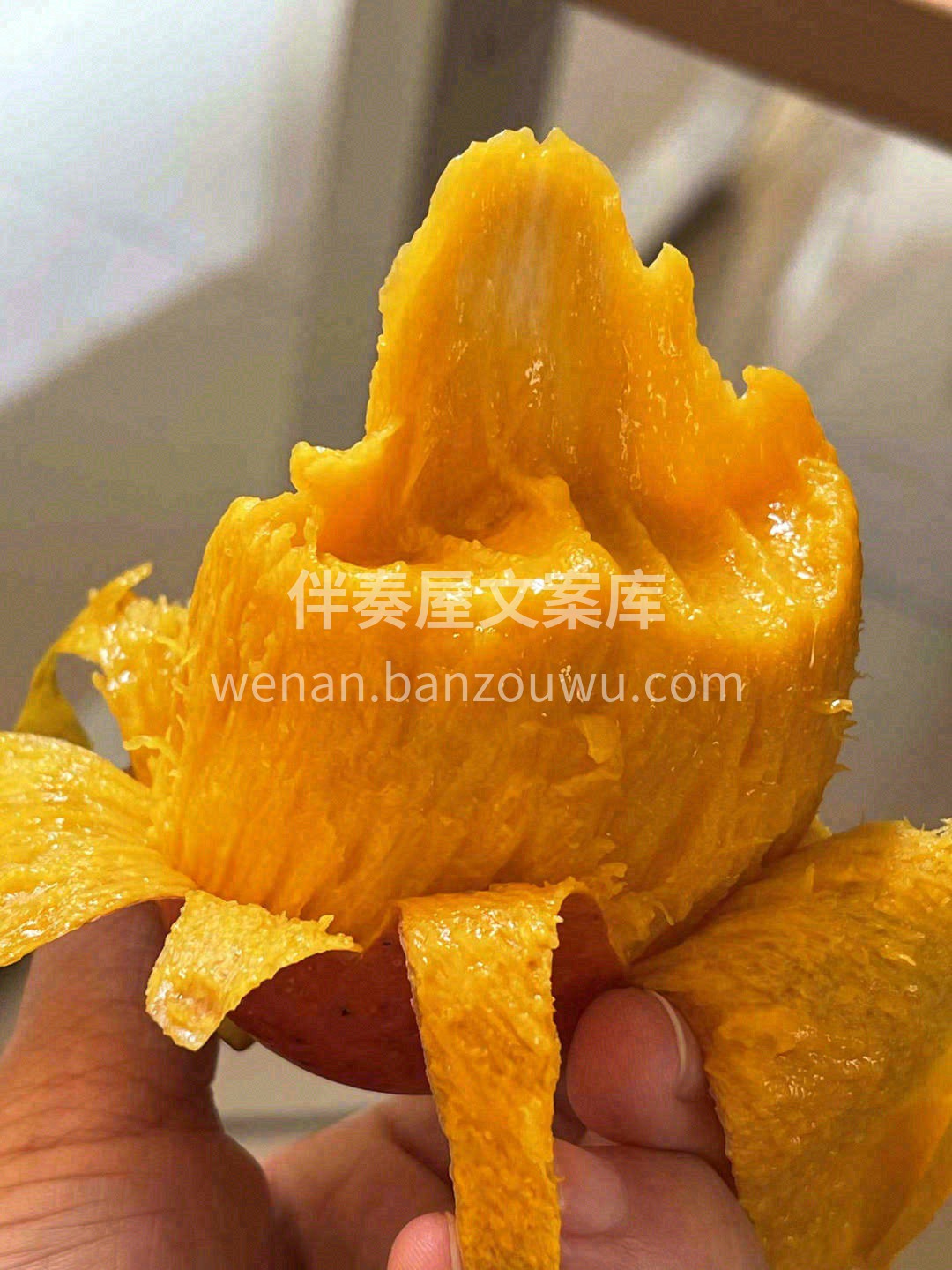 🥭贵妃芒又叫“彩虹水蜜芒” 熟透后的果皮 配图2