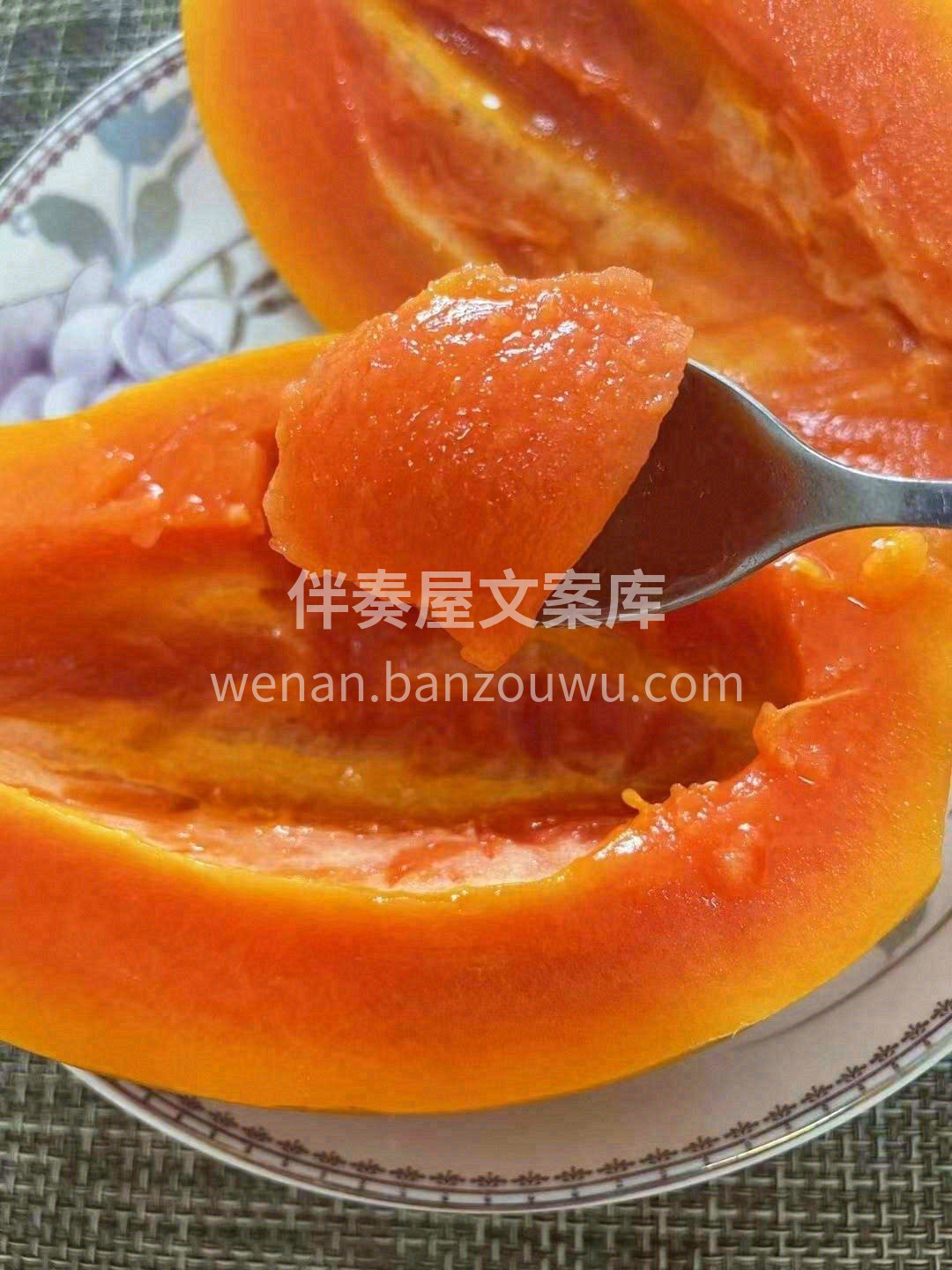 🏝️红心木瓜口感超级柔滑，入口即化😋 而 配图3