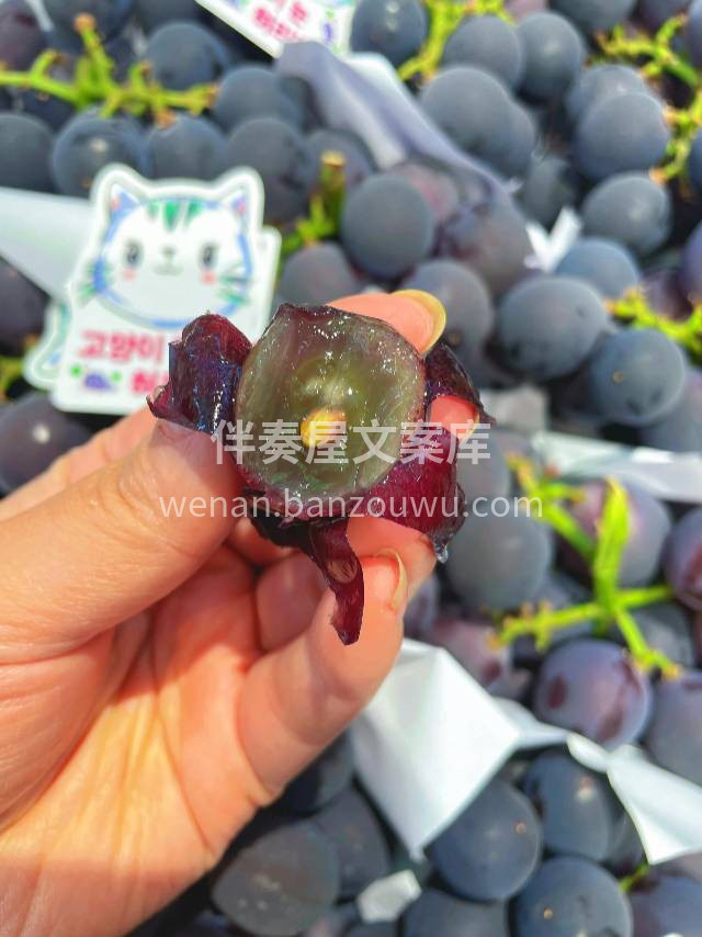 🍇 多肉的巨峰葡萄🍇 😍口感Q嫩，果肉水 配图1