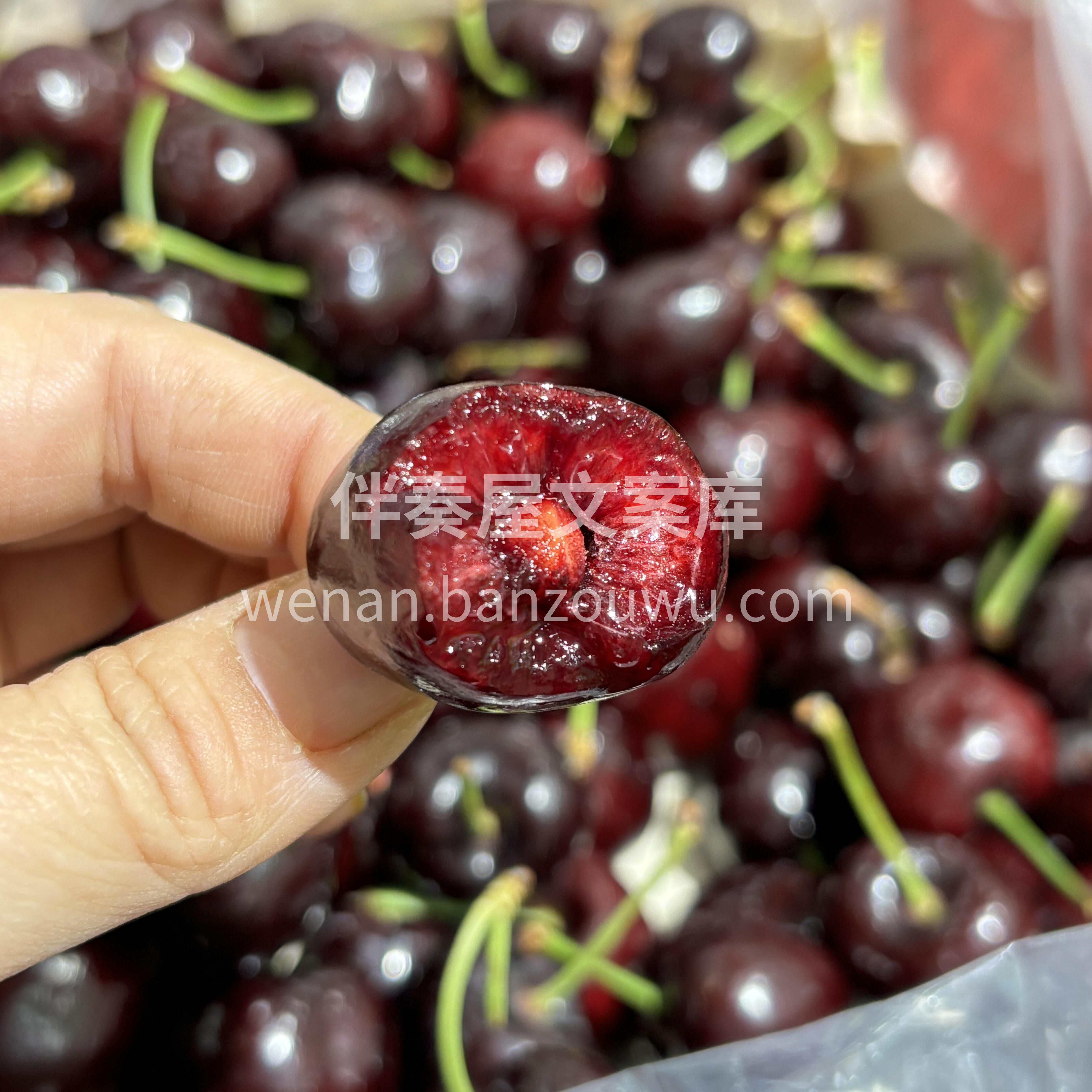 钻石级别的车厘子🍒，一颗颗都像宝石般的闪 配图1