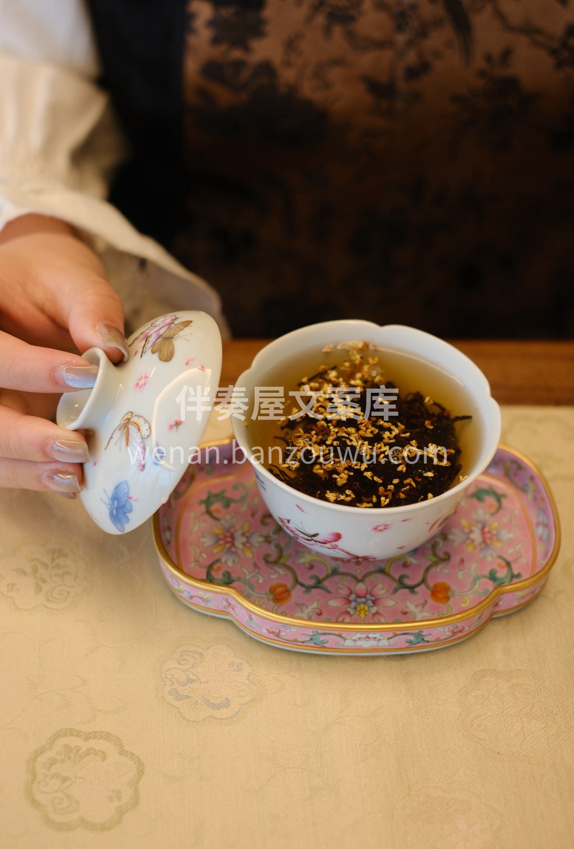 桂花红茶｜桂香入茶，暖润时光 秋酿桂香揉 配图2