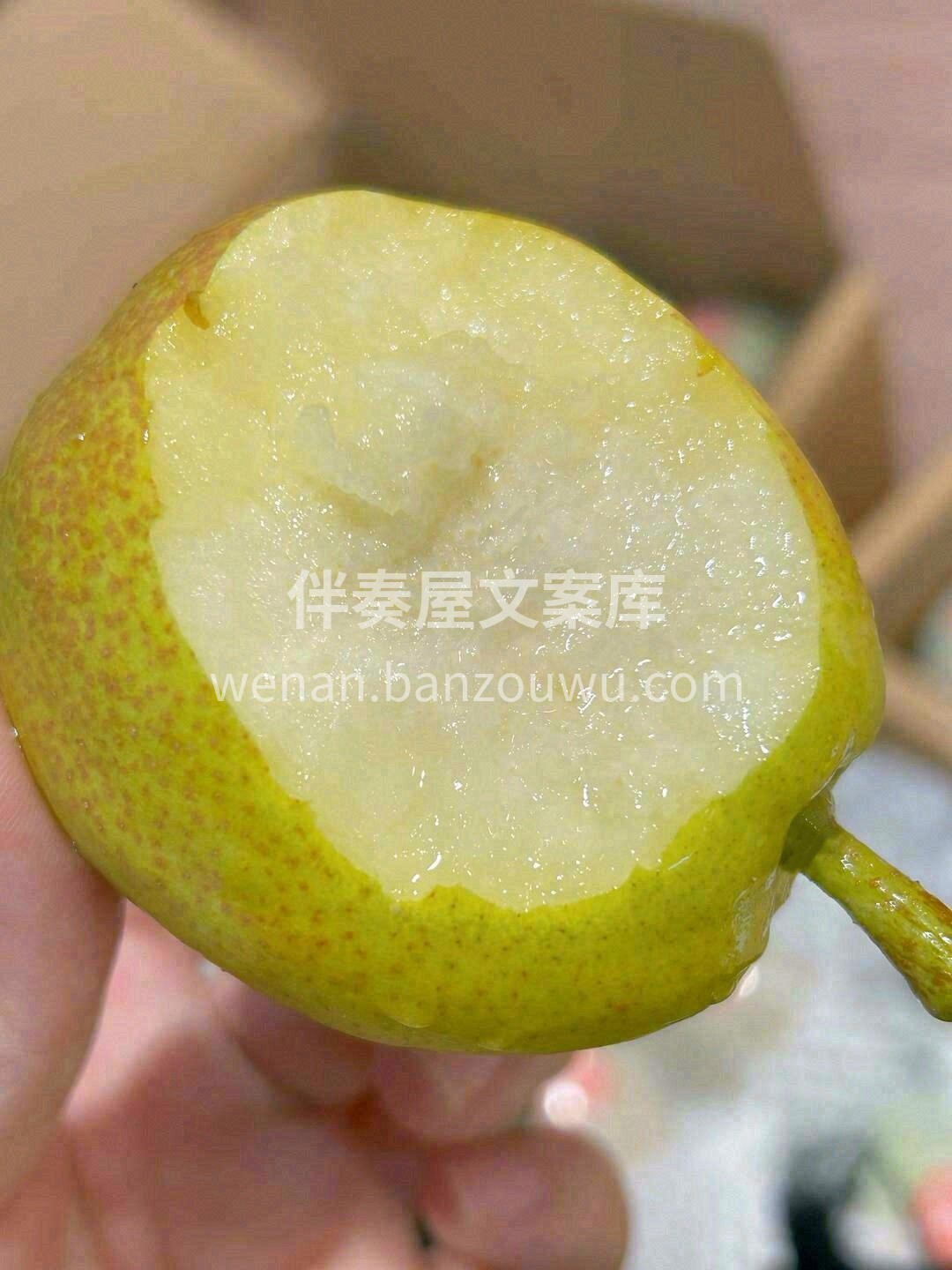 库‮勒尔‬香梨“一梨润三春”🥒🥒 口‮爽 配图2