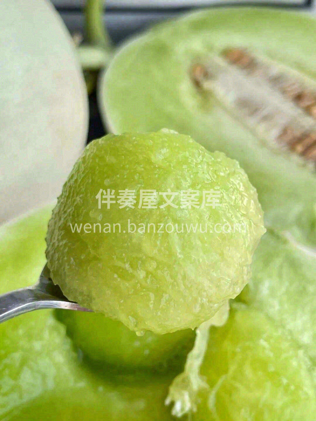 玉菇是甜瓜中的软妹子😊，熟透了绵软香甜如 配图1