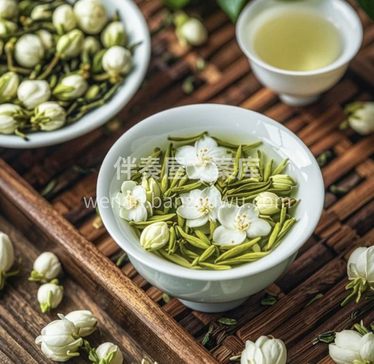 🌸它那浓郁的茉莉花香，真的是绝绝子👍！  配图1