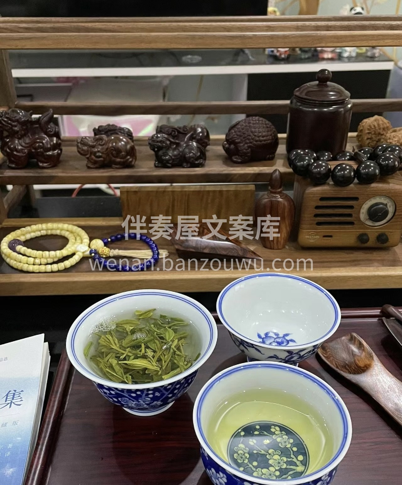 在绿茶的香气中，找到优雅生活的节奏，在绿 配图1