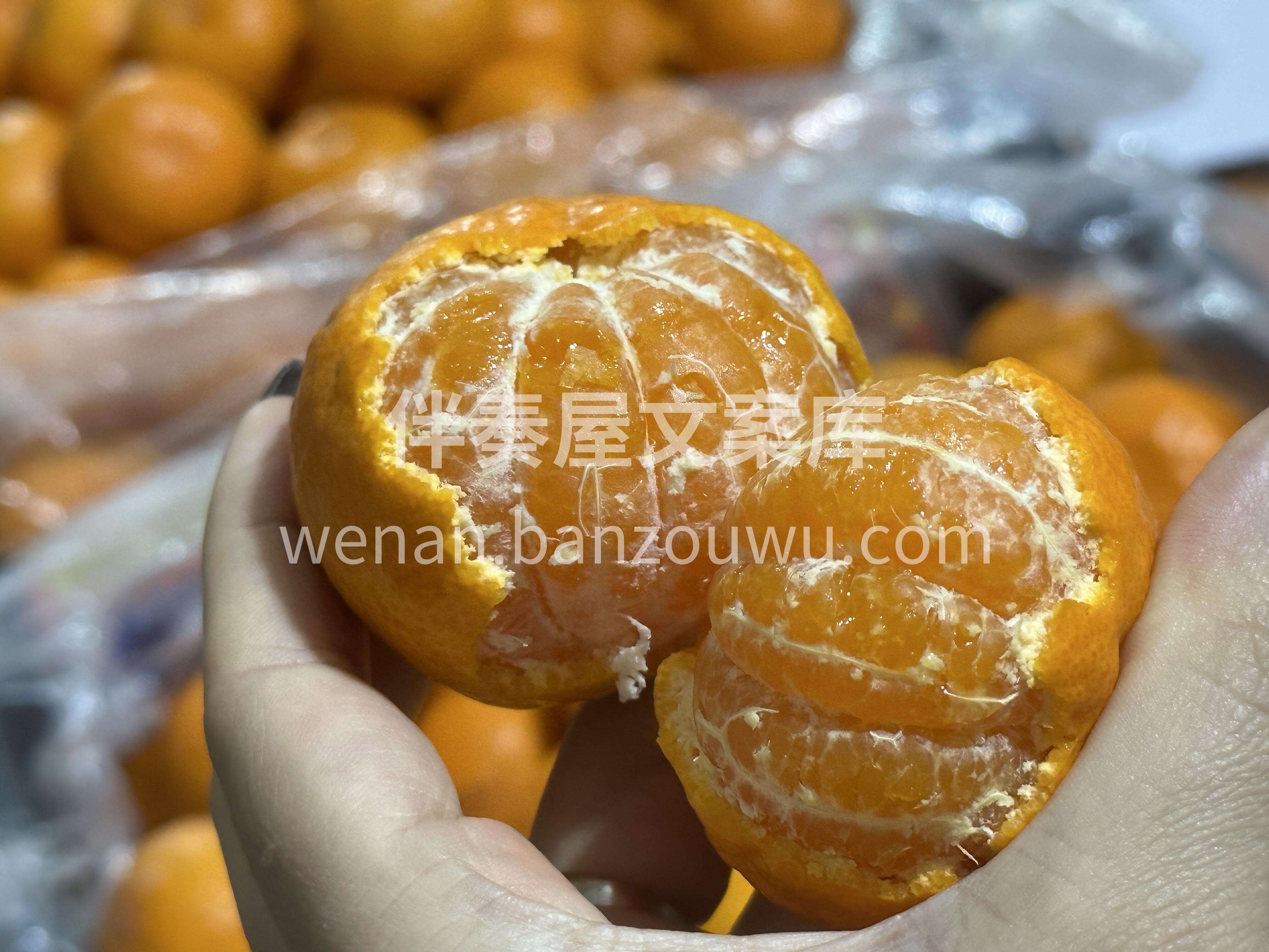🍊®️涌泉蜜橘到新 果面真的如同爆开一样 配图1