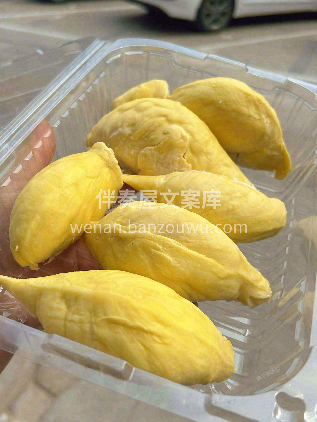 嫩黄丝滑的榴莲“巧克力”🍮，仿佛盛开的花 配图1