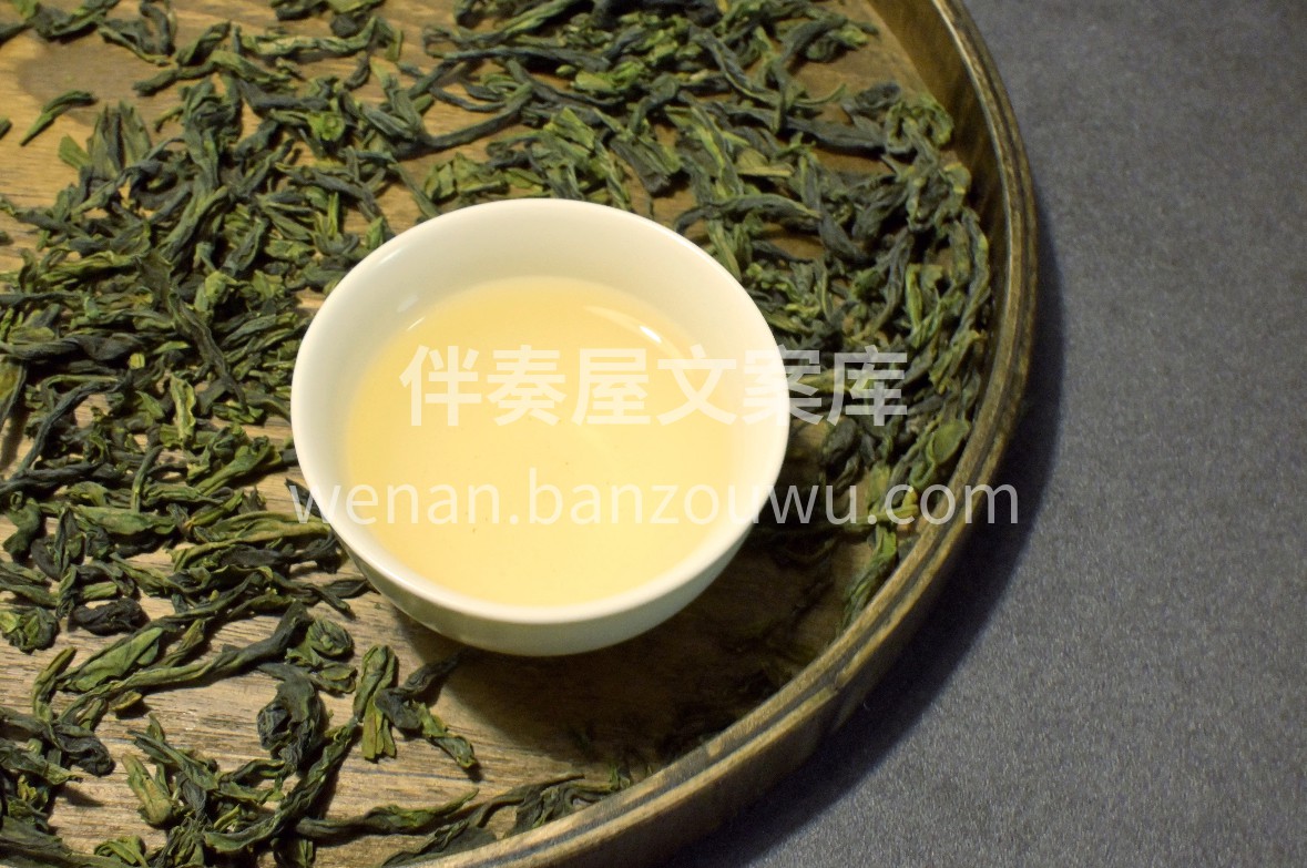 茶中“孤品”六安瓜片到店。宝绿上霜，形若 配图3
