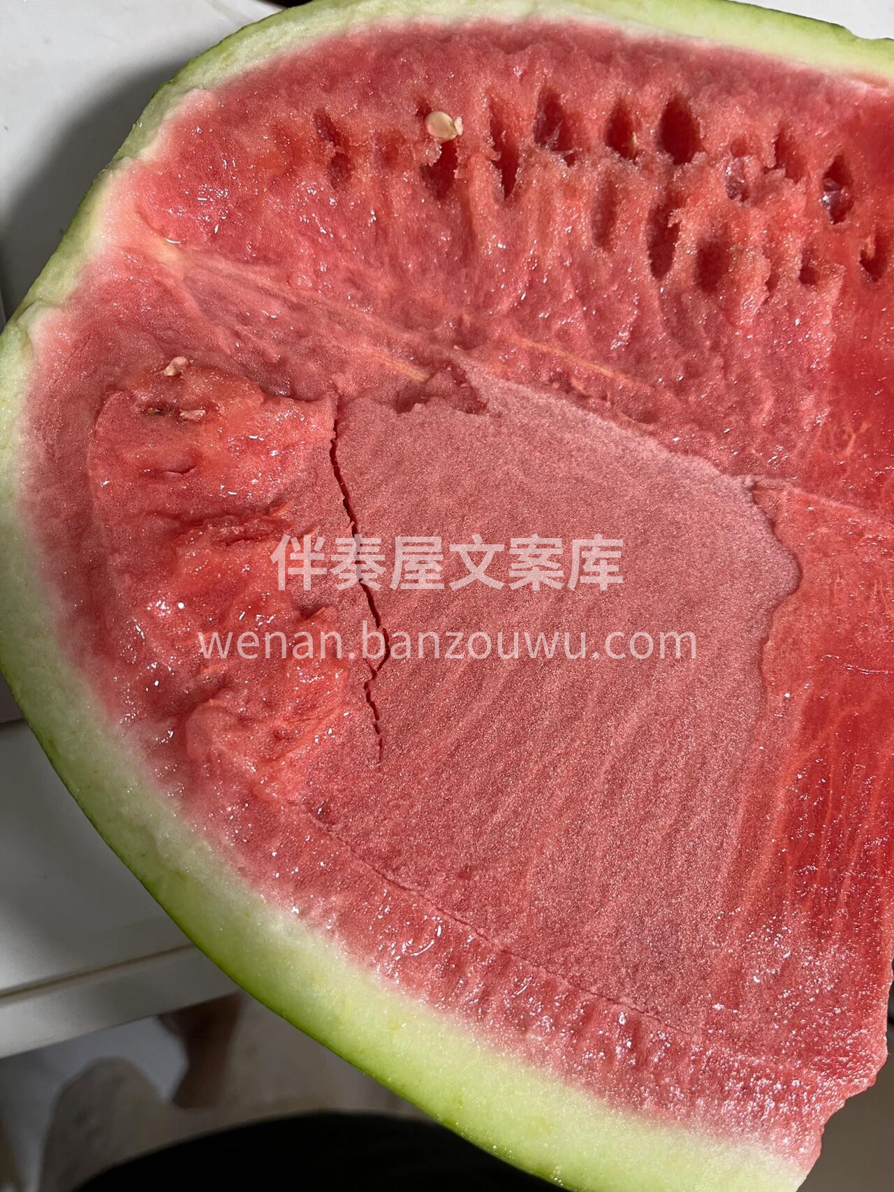 超大爆甜的硒砂瓜来啦🍉 分切的时候能听到 配图1