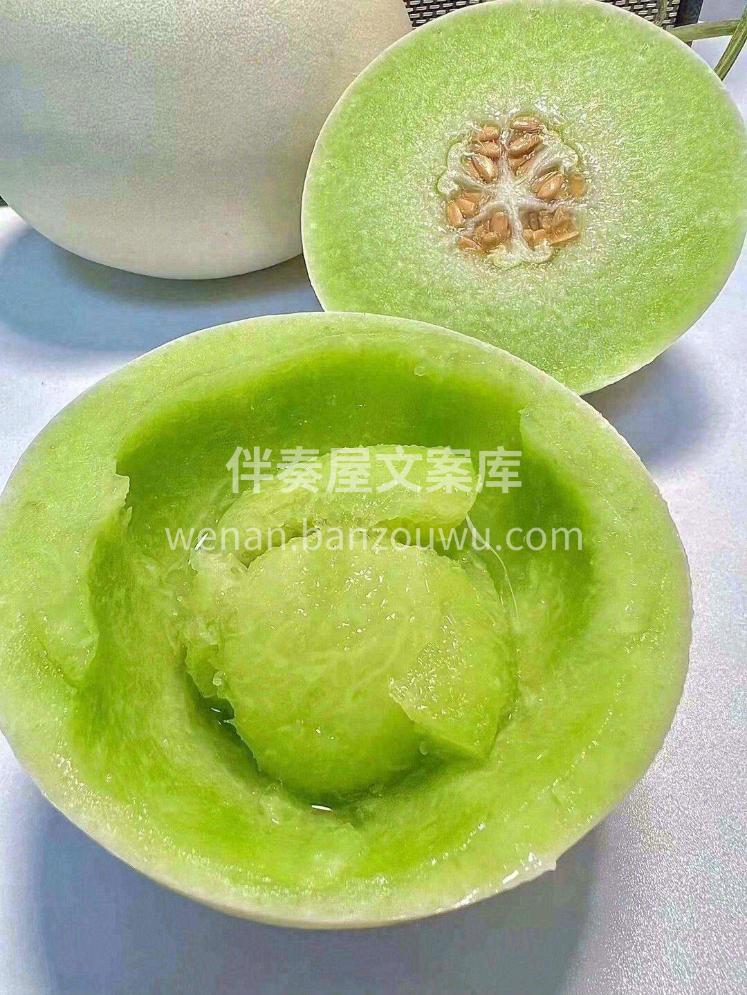?这瓜乍一看很普通，切开会发现原来里面果 配图1
