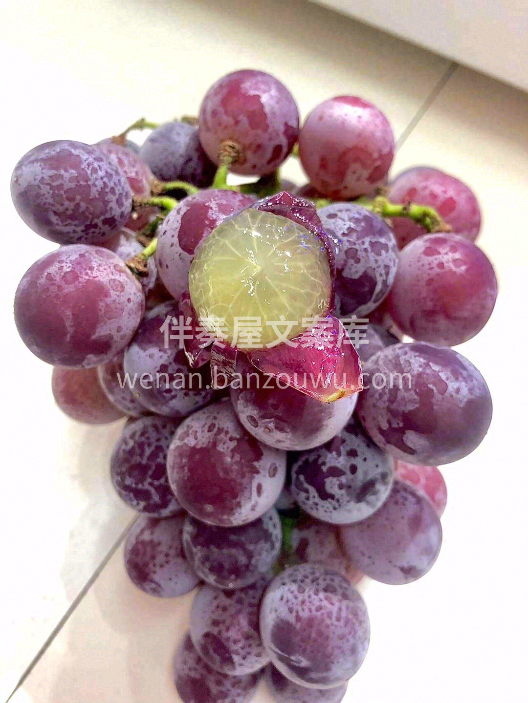 🍇果皮厚，果粉多，果肉较软， 😋味甜，多 配图2