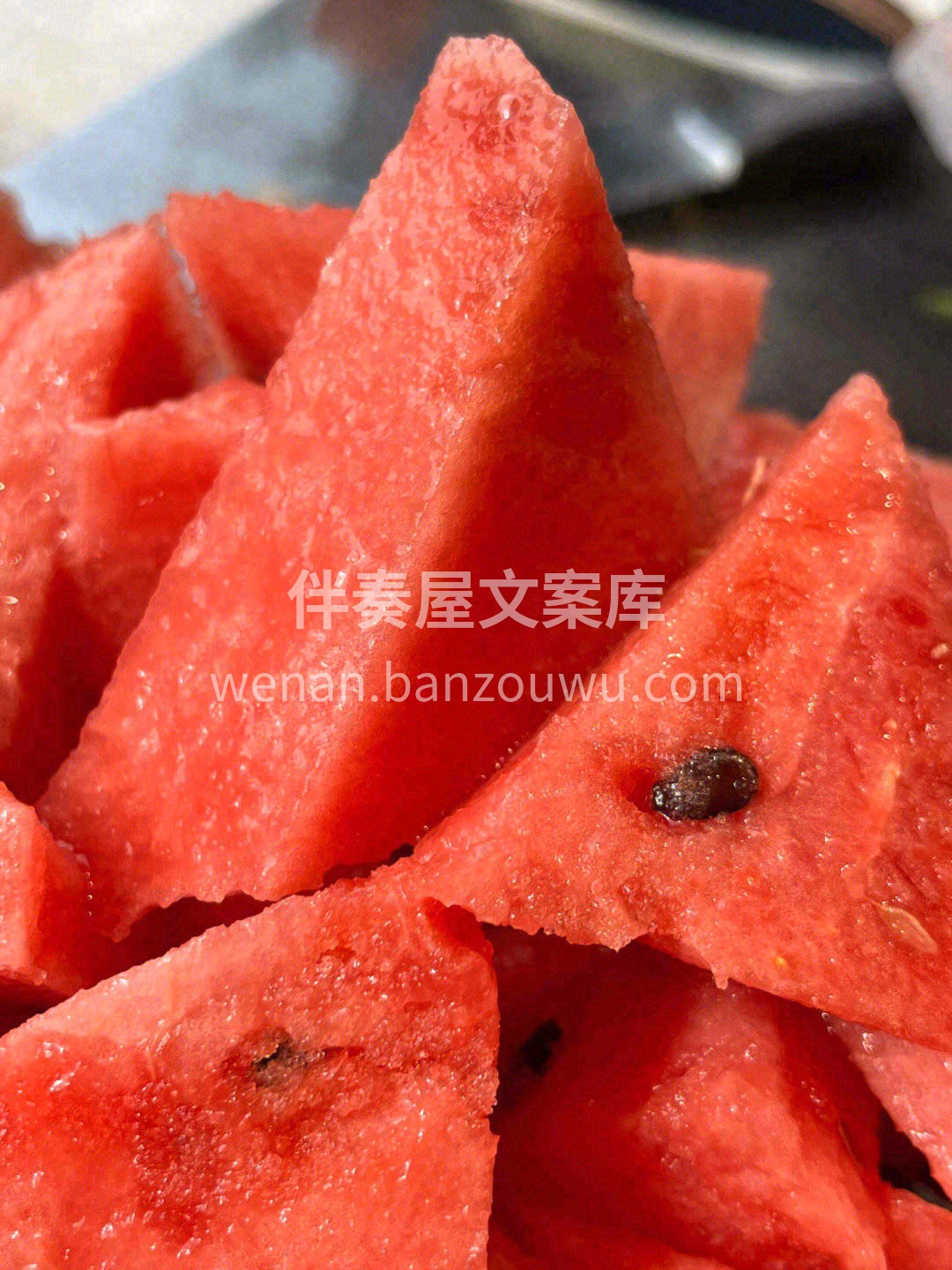 🍉海南麒麟西瓜🍉瓜中翘楚👍 切开时的“咔 配图1