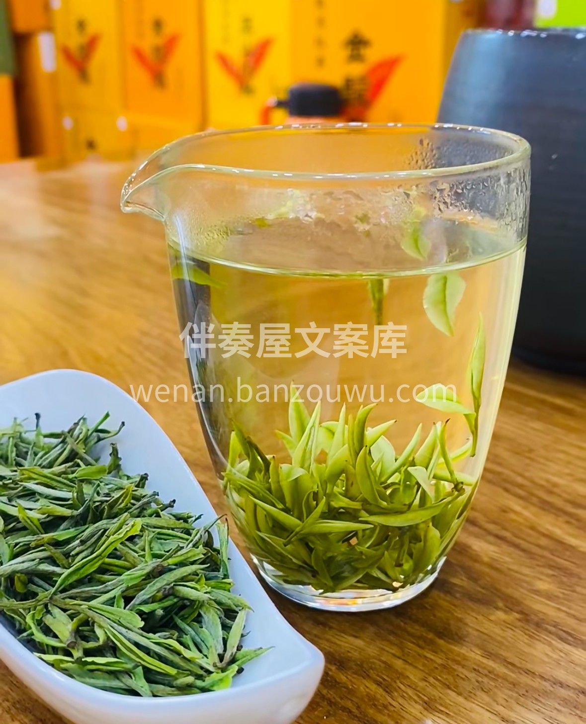 安吉白茶·春涧清欢 明前雀舌破霜来，一芽 配图3