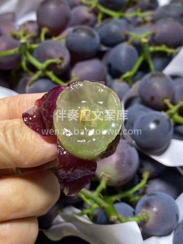 精品巨峰葡萄🍇颗颗饱满，圆润！ 一口爆汁 配图1