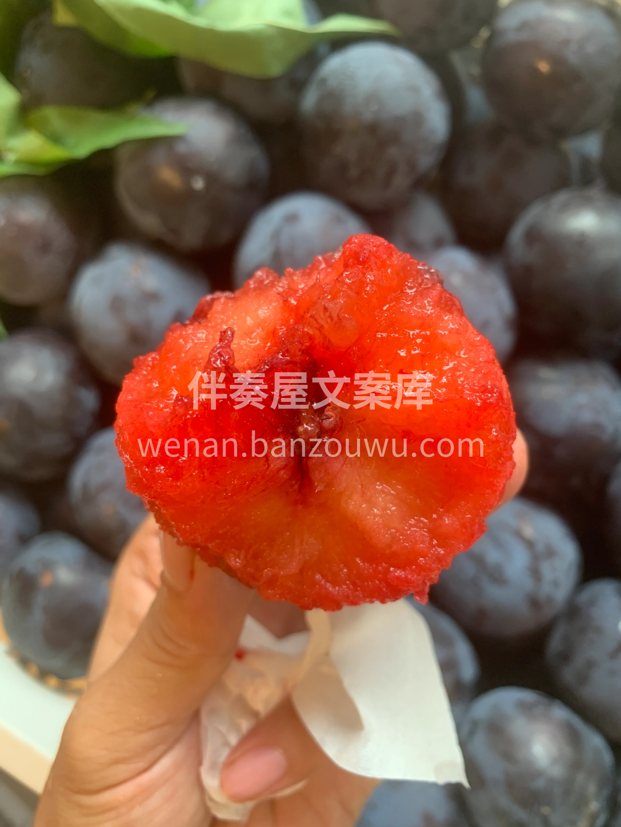 🌞天气太热没胃口💗 来份黑布林李子吧😉  配图2