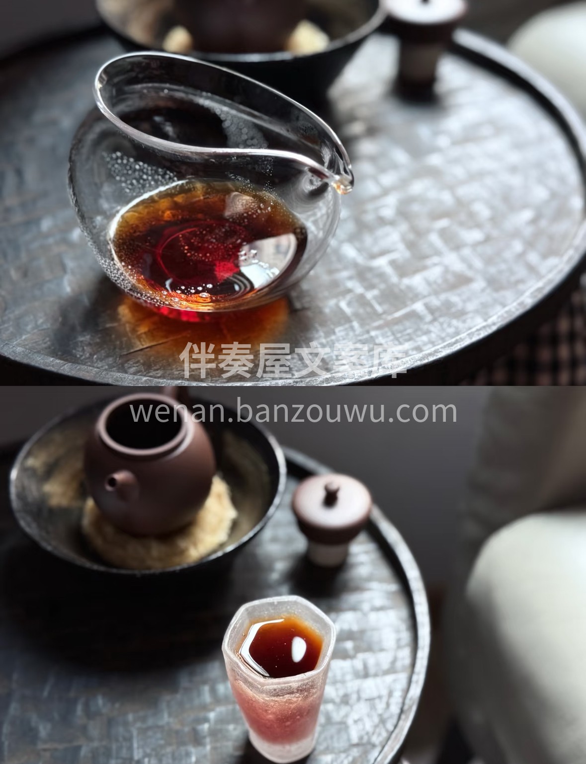 茶案新烹熟普，汤色如蜜浸琥珀。入口是陈香 配图1