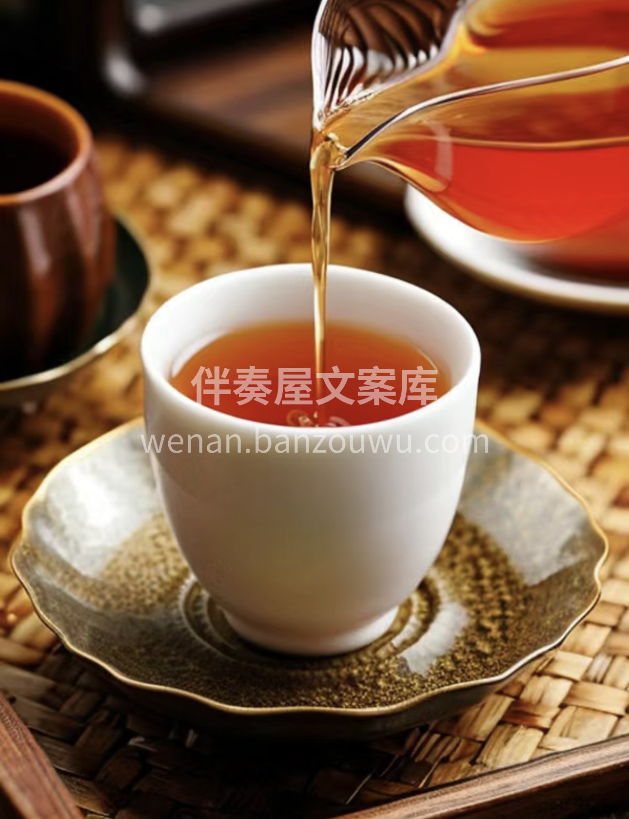 好茶知时节，品味在当下。我们的茶叶，汲取 配图1