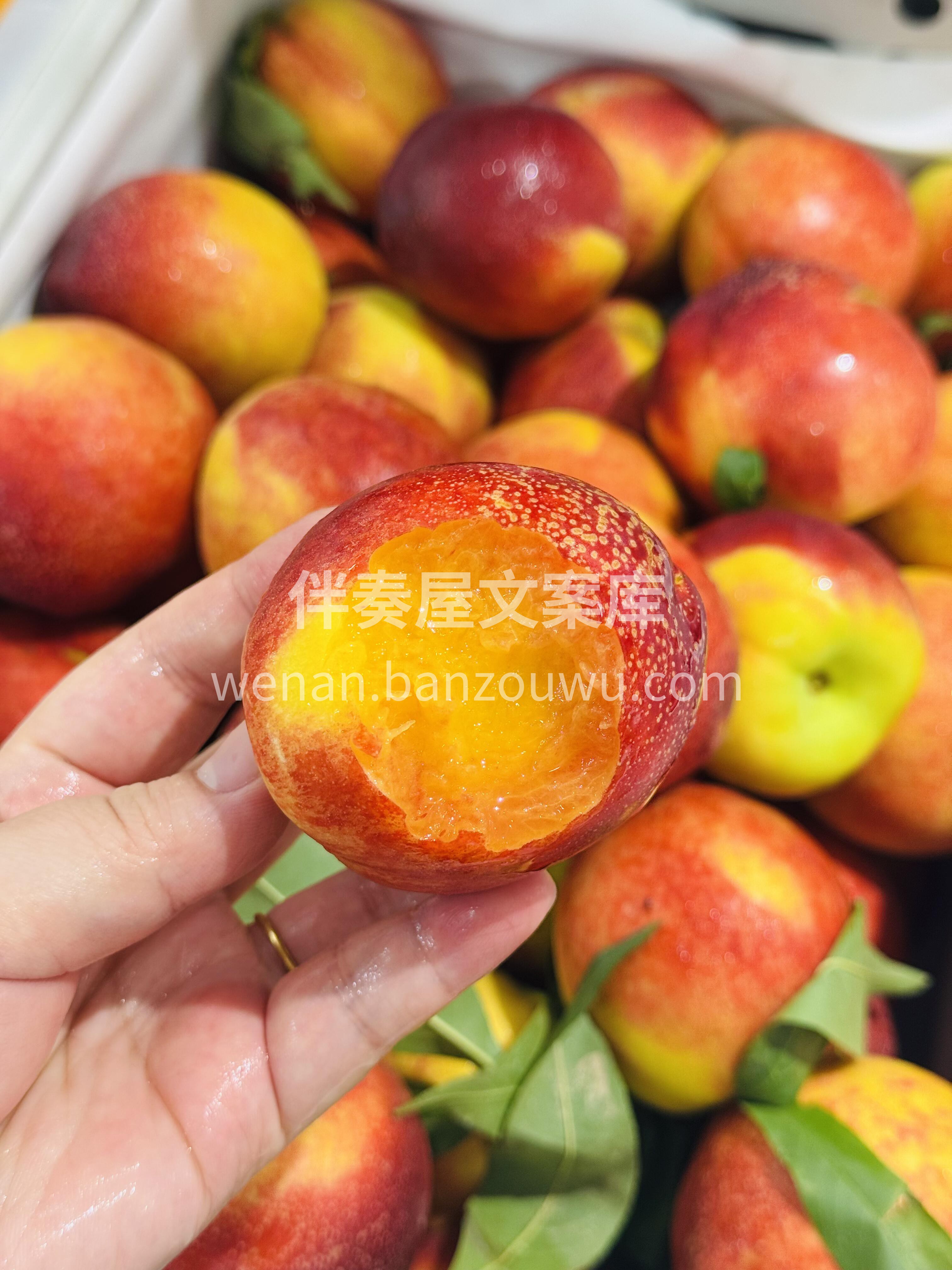 🍑油桃不仅具有高颜值外表，还“内外兼修” 配图1
