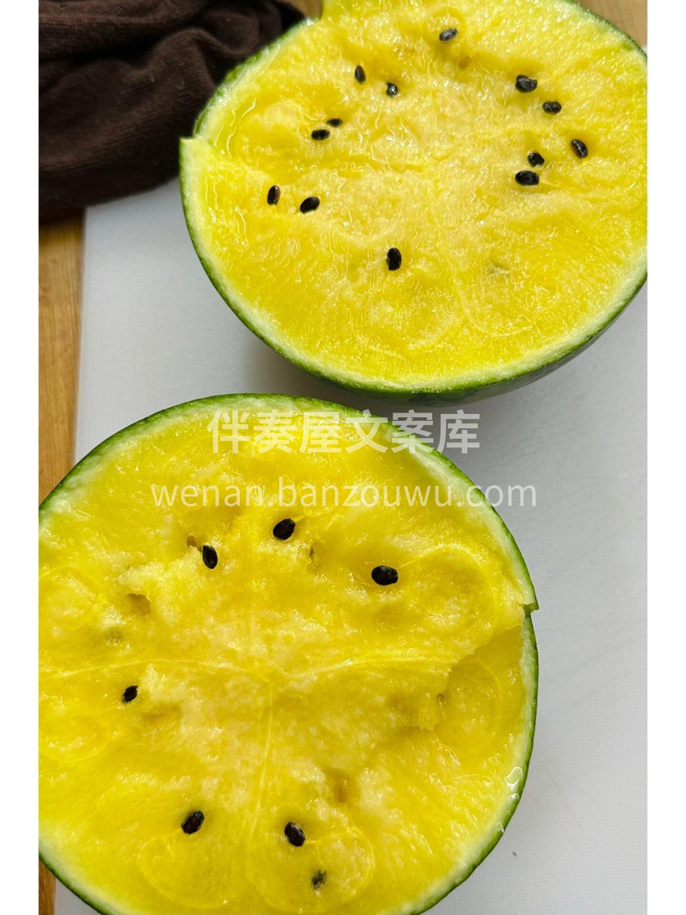 初夏的第一口西瓜🍉第一次吃黄瓤的西瓜💛～ 配图1