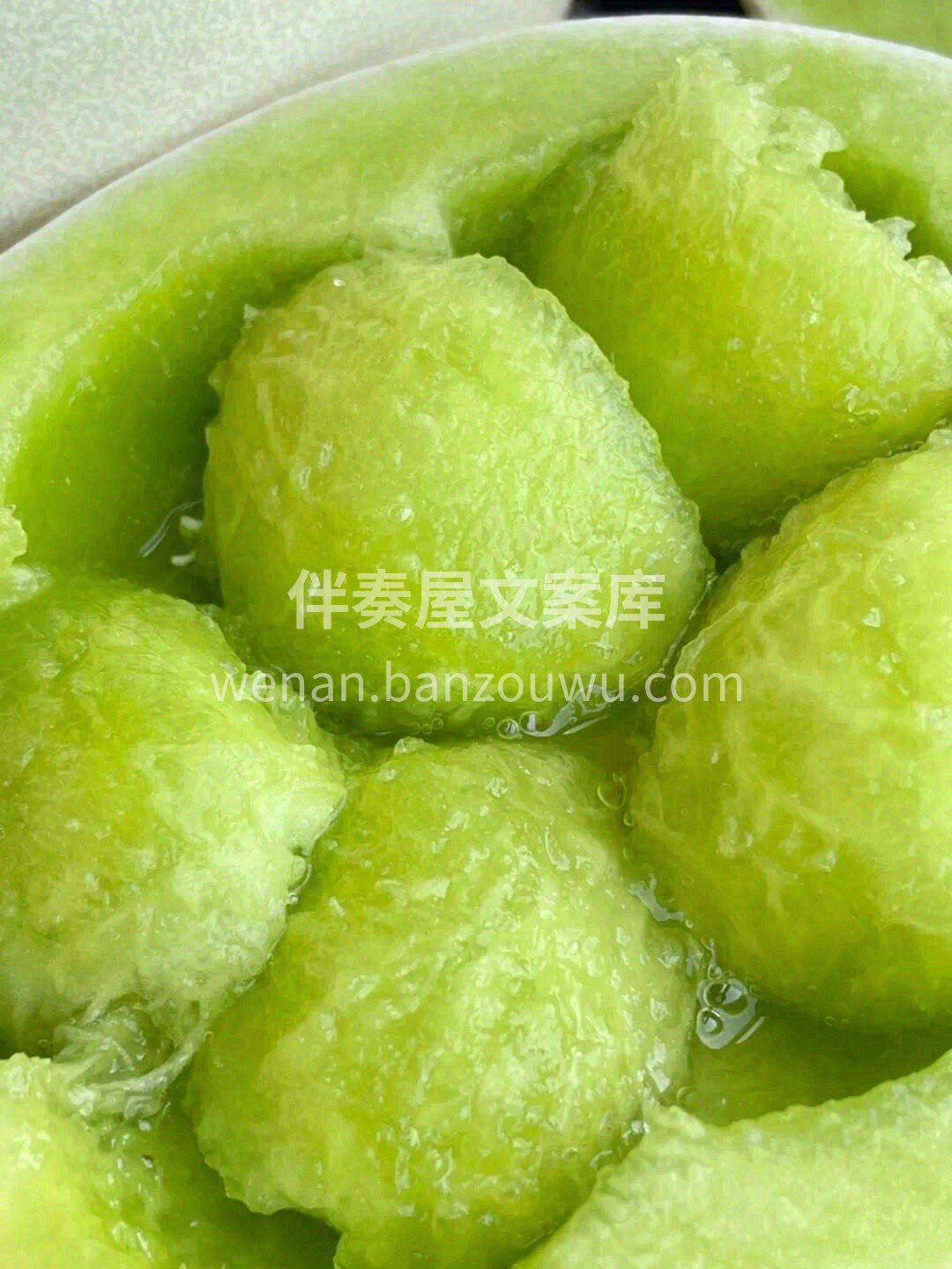 玉菇是甜瓜中的软妹子😊，熟透了绵软香甜如 配图2