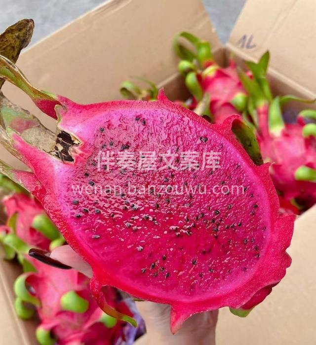 这份火龙果色太正了😍 看着美，吃着甜，带 配图3