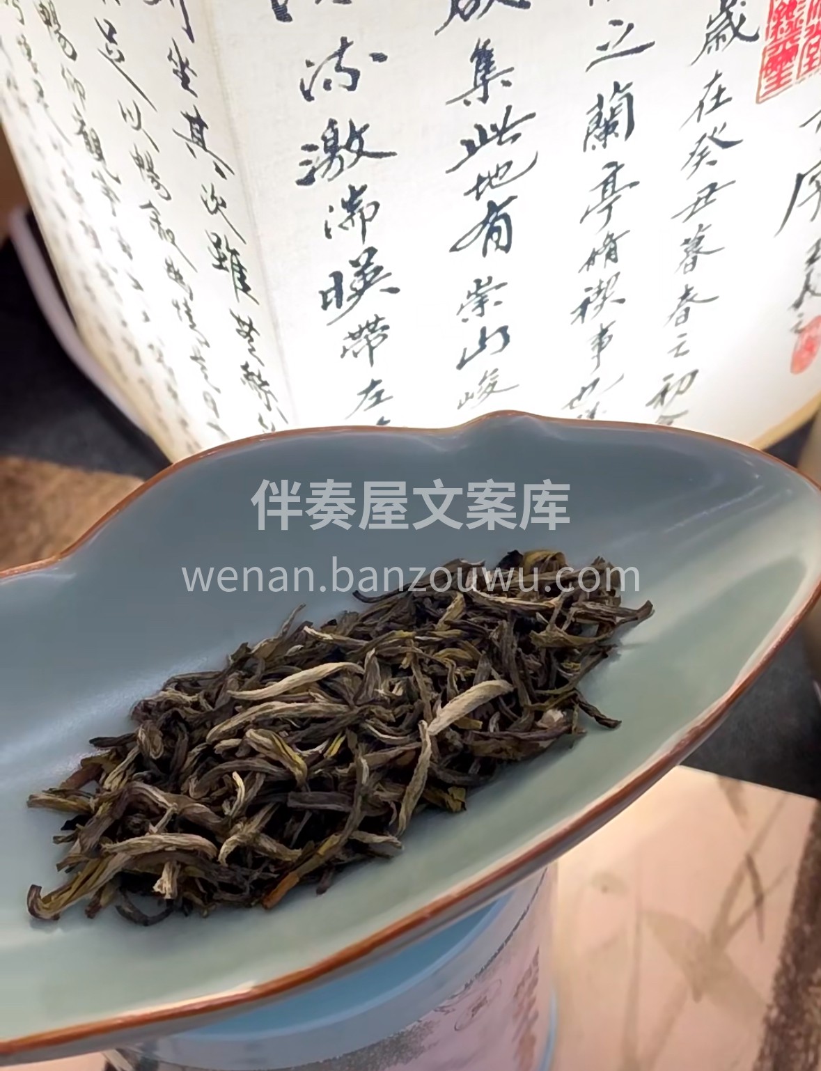 🌿 明前碧螺春，一芽一叶藏春山。汤色嫩绿 配图1
