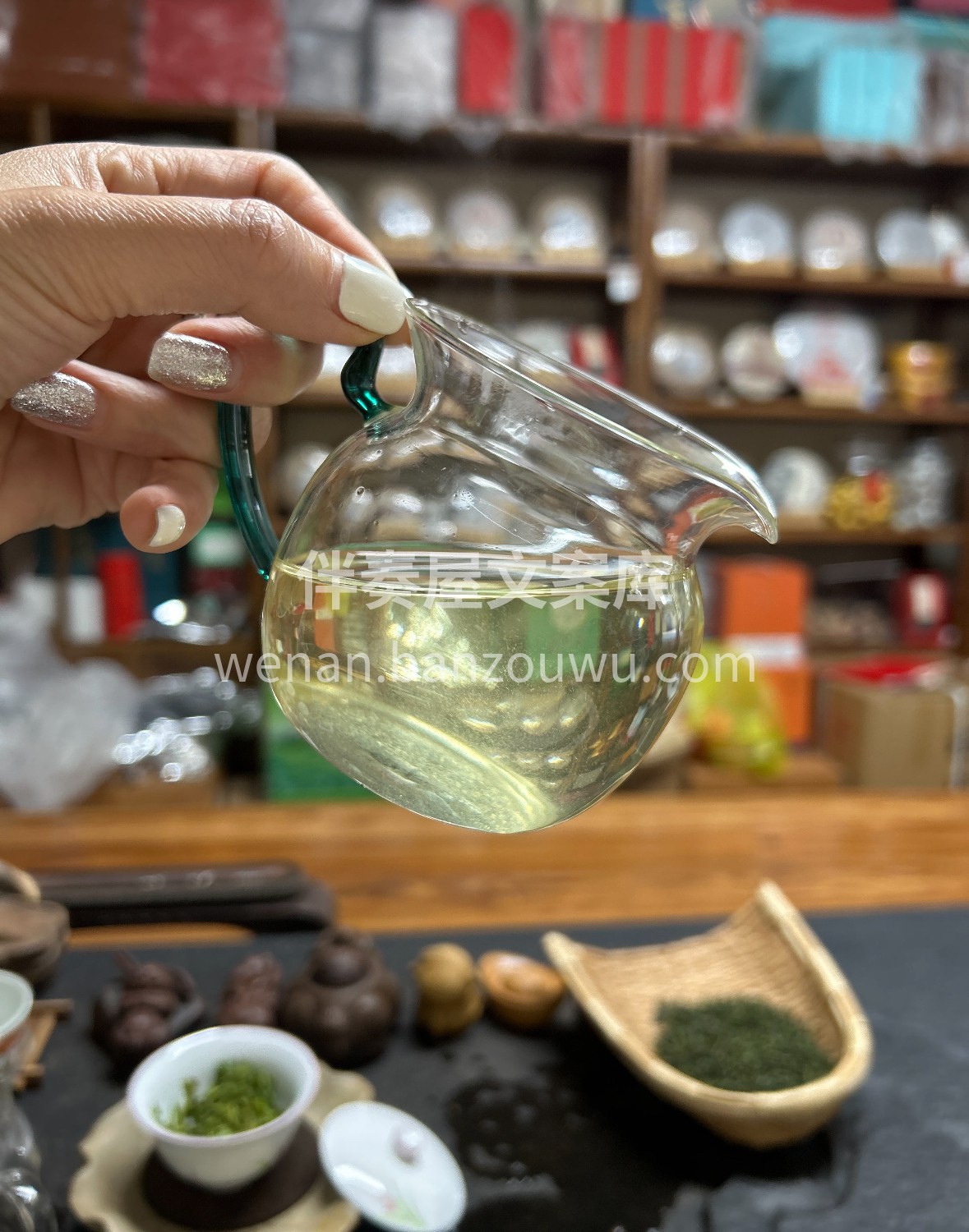 🌿 明前新绿摘春芽，晨露未晞藏清嘉。 叶 配图2