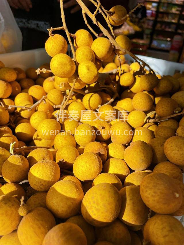 美味推荐👉新鲜龙眼😍 🌕朴实的金黄“外衣 配图3